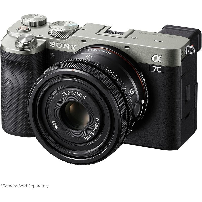Sony FE 50mm F2.5 G Full Frame Ultra Compact Prime Lens for Portrait, Street & Travel Photography - Perfect for Sony Mirrorless Cameras
