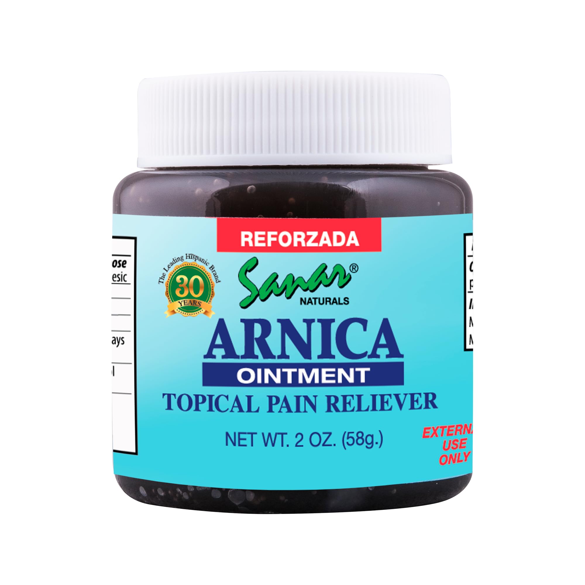 Sanar Naturals Arnica Dark Ointment for Pain Relief - 2 oz Travel Size | Fast-Acting Formula for Joint, Back, Neck, Knee, Hand & Foot Pain | Perfect for On-The-Go, Workouts & Post-Treatment Recovery