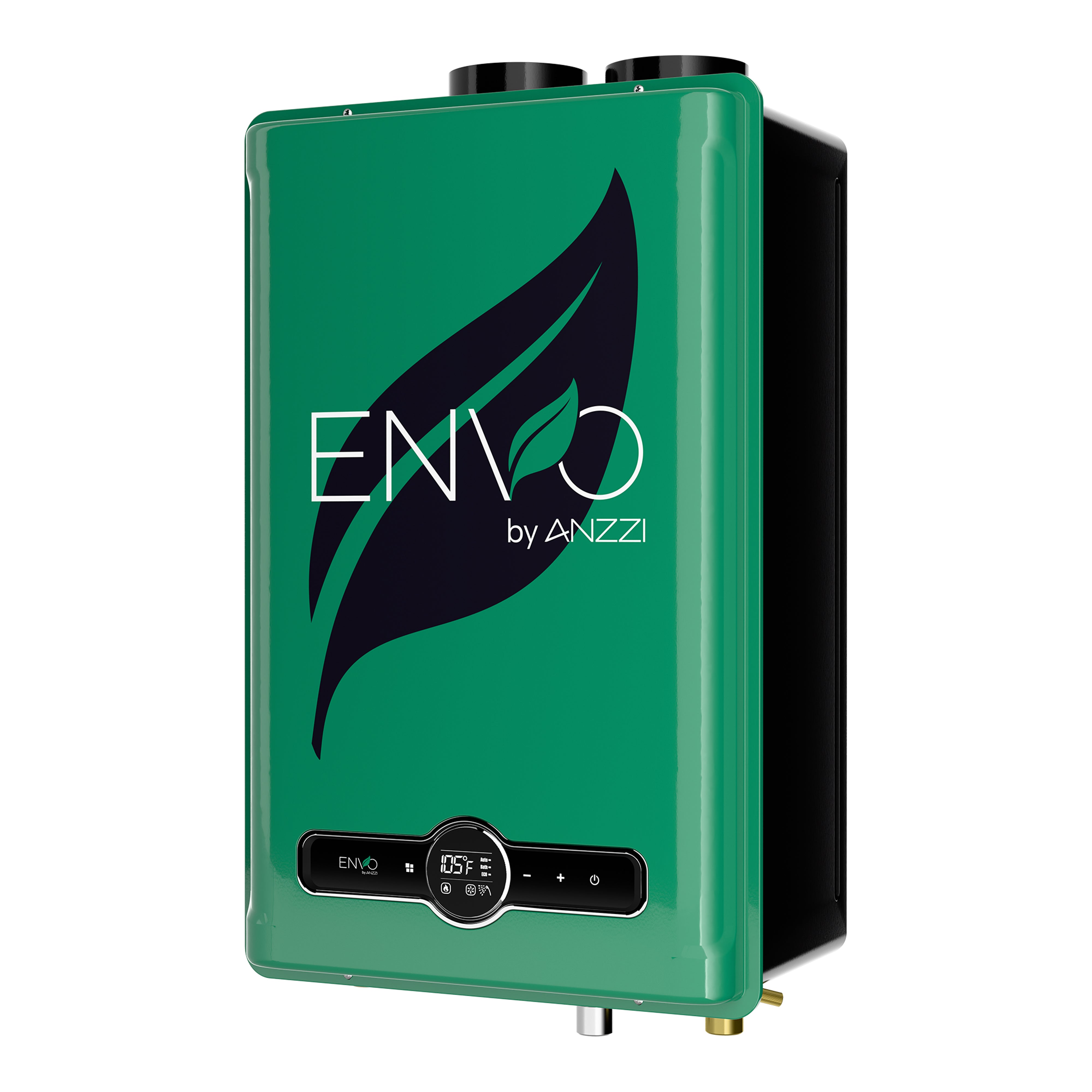 Anzzi Envo Indoor Tankless Water Heater - 8.2 GPM Natural Gas Water Heater, 199,000 BTU, 120V - Perfect for Homes, Apartments & Small Businesses - Instant Hot Water Solution for Showers, Sinks & Appliances