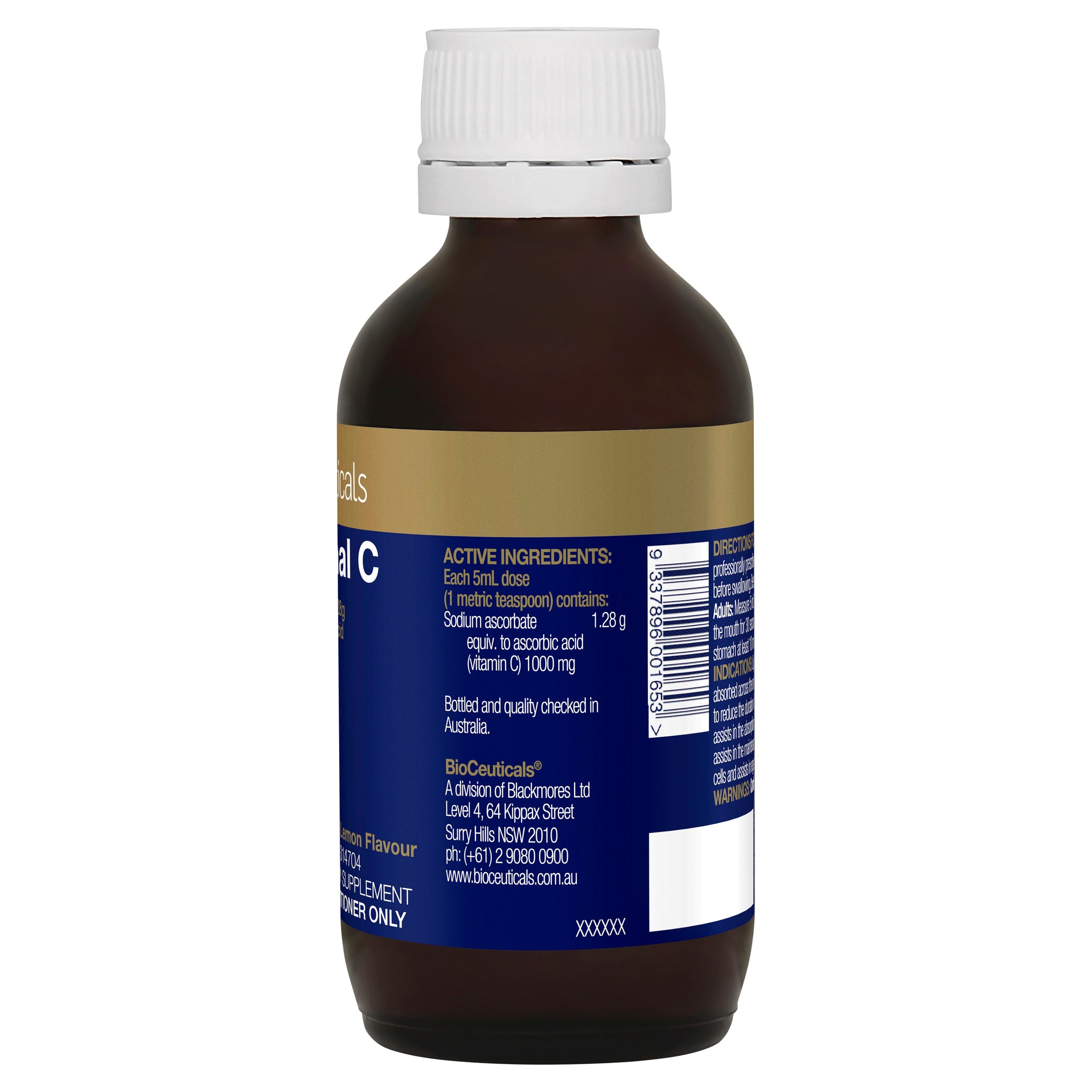 BioCeuticals Liposomal Vitamin C Liquid Supplement - Immune Support & Antioxidant Boost for Adults - Easy Absorption Formula for Daily Wellness