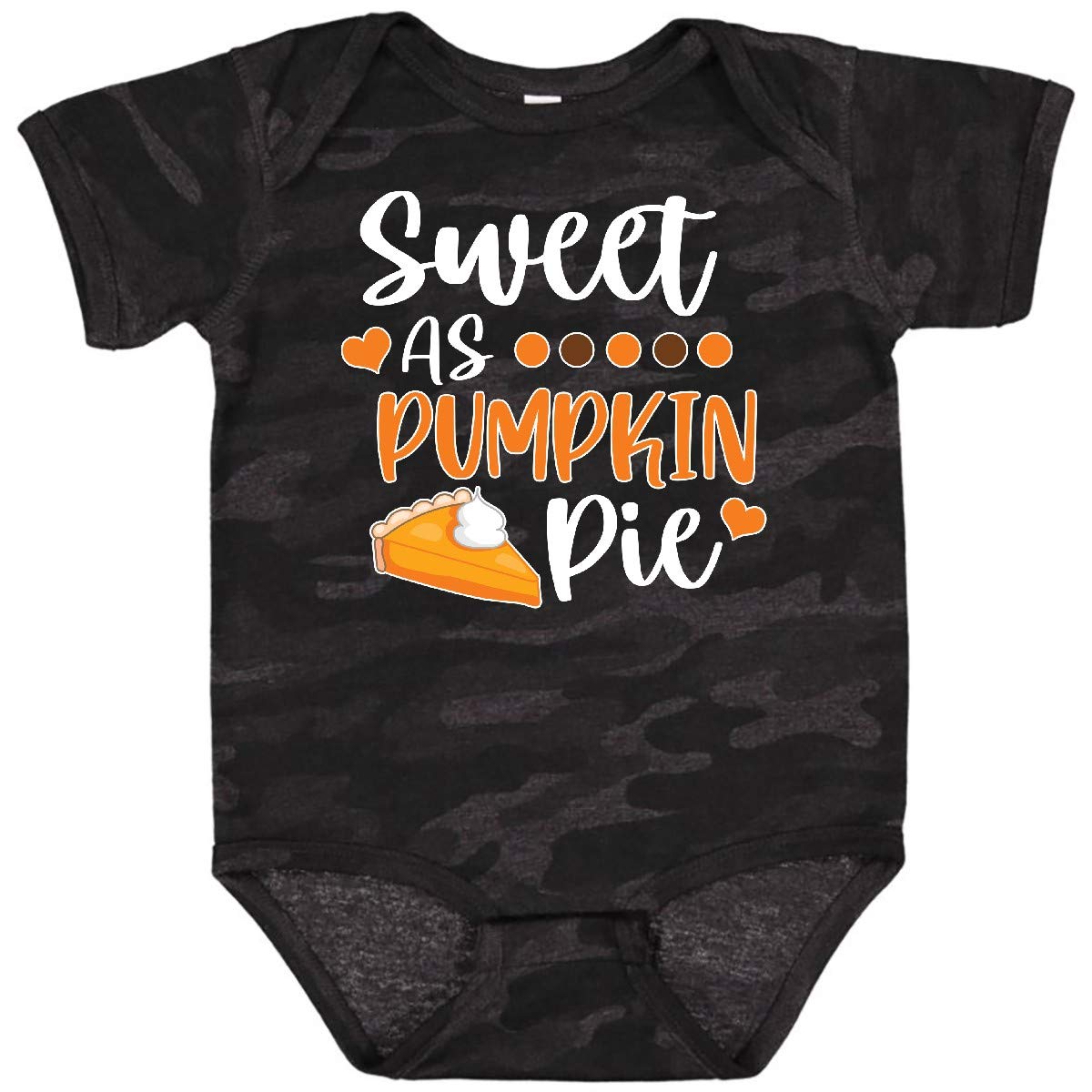 Inktastic Thanksgiving Sweet As Pumpkin Pie Baby Bodysuit - Cute Holiday Outfit for Infants & Newborns - Perfect for Family Gatherings, Photo Shoots & Fall Celebrations