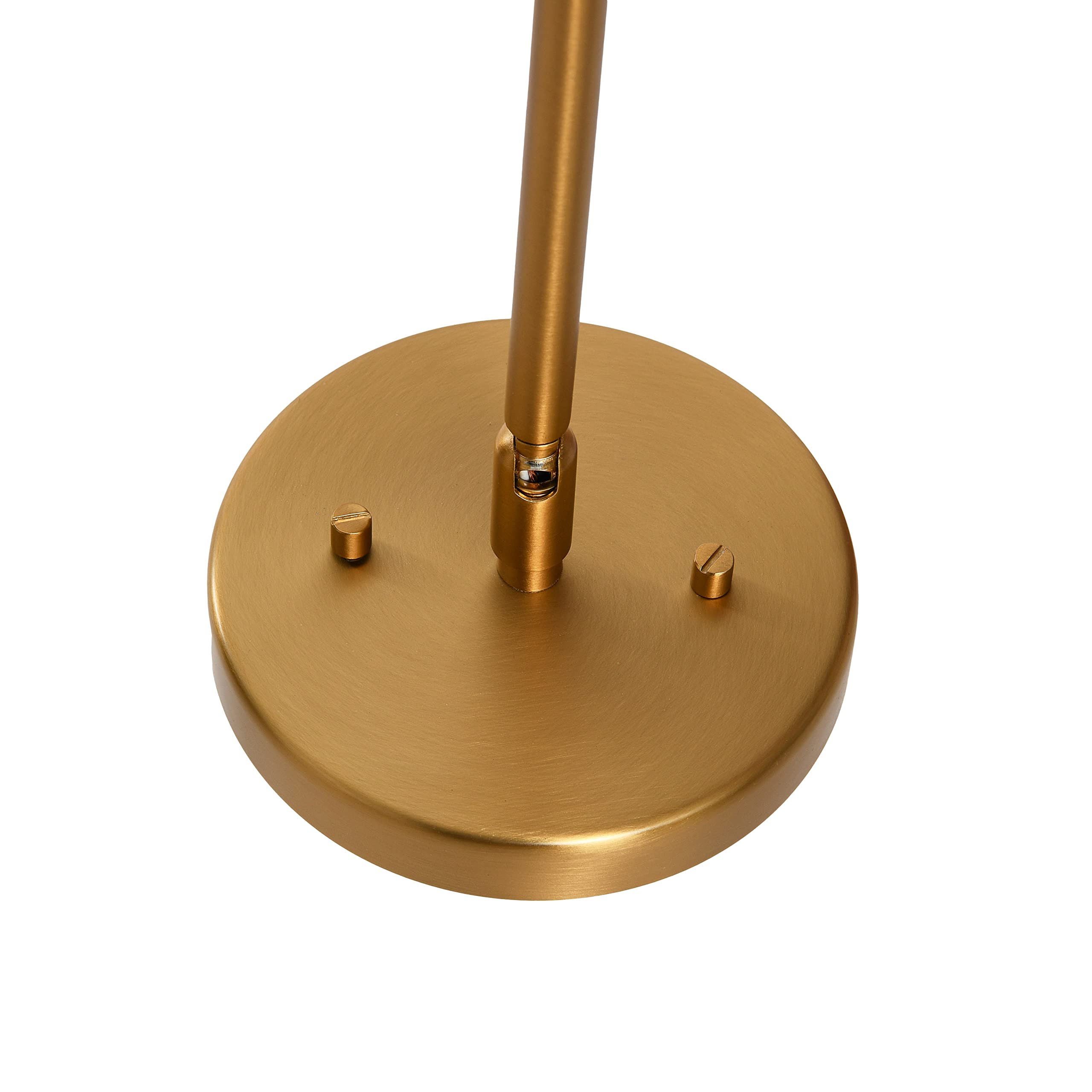 Wesley Brushed Gold Metal and Seedy Glass Ceiling Light Fixture - Modern Industrial Chandelier for Dining Room, Kitchen, or Bedroom Lighting