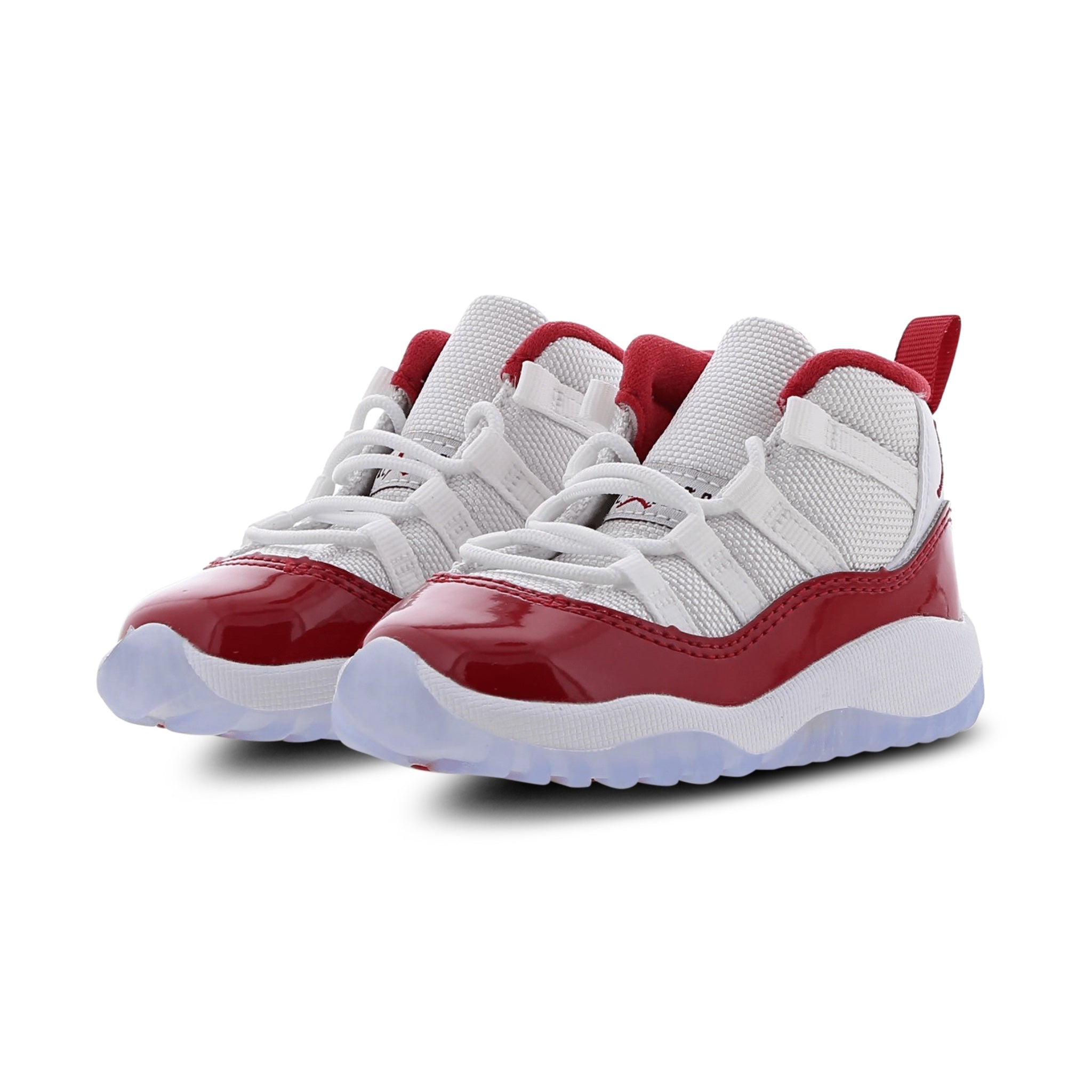 Air Jordan 11 Retro (TD) Cherry White Varsity Red Black Basketball Shoes for Kids - Perfect for Court Play, Sneaker Collection & Casual Wear