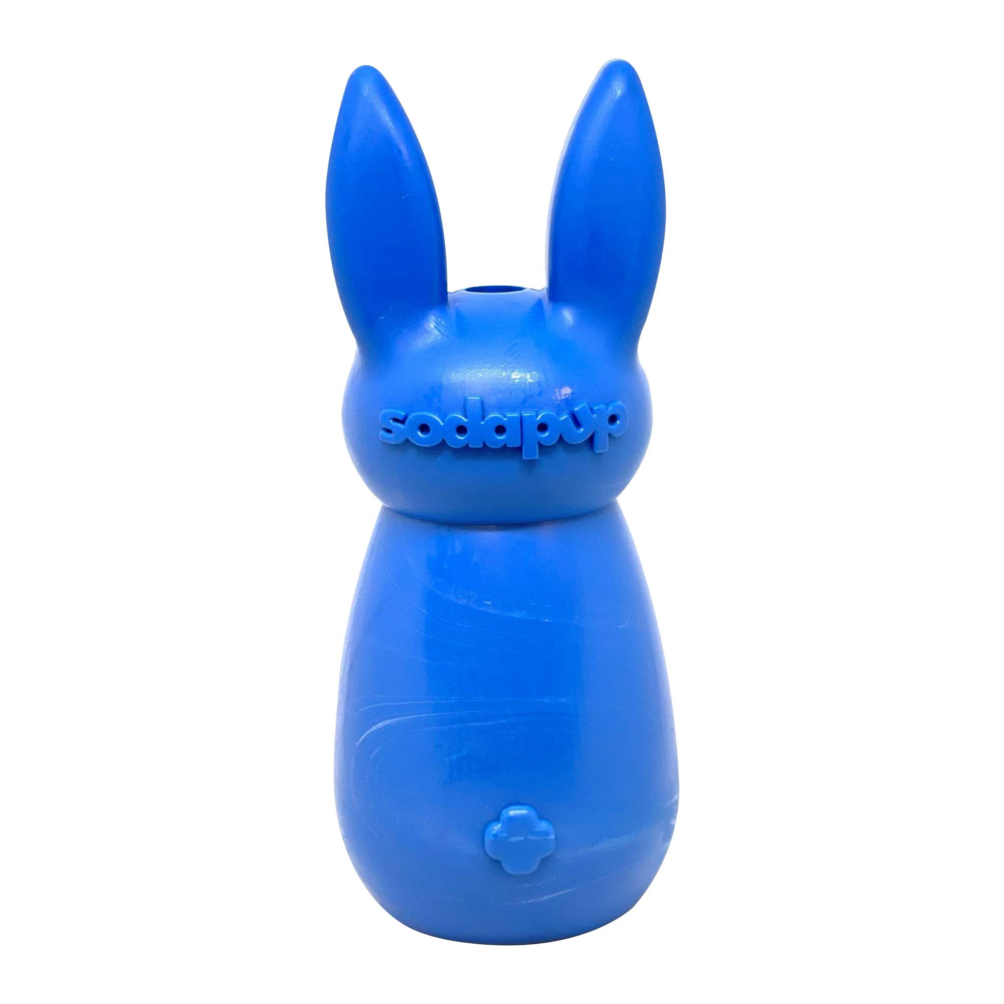 SodaPup Bunny - USA Made Non-Toxic Nylon Dog Chew Toy for Mental Stimulation, Teeth Cleaning & Fresh Breath | Durable Pet Safe Chewing Toy for Anxiety Relief & Dental Health | Perfect for Aggressive Chewers & Puppy Teething