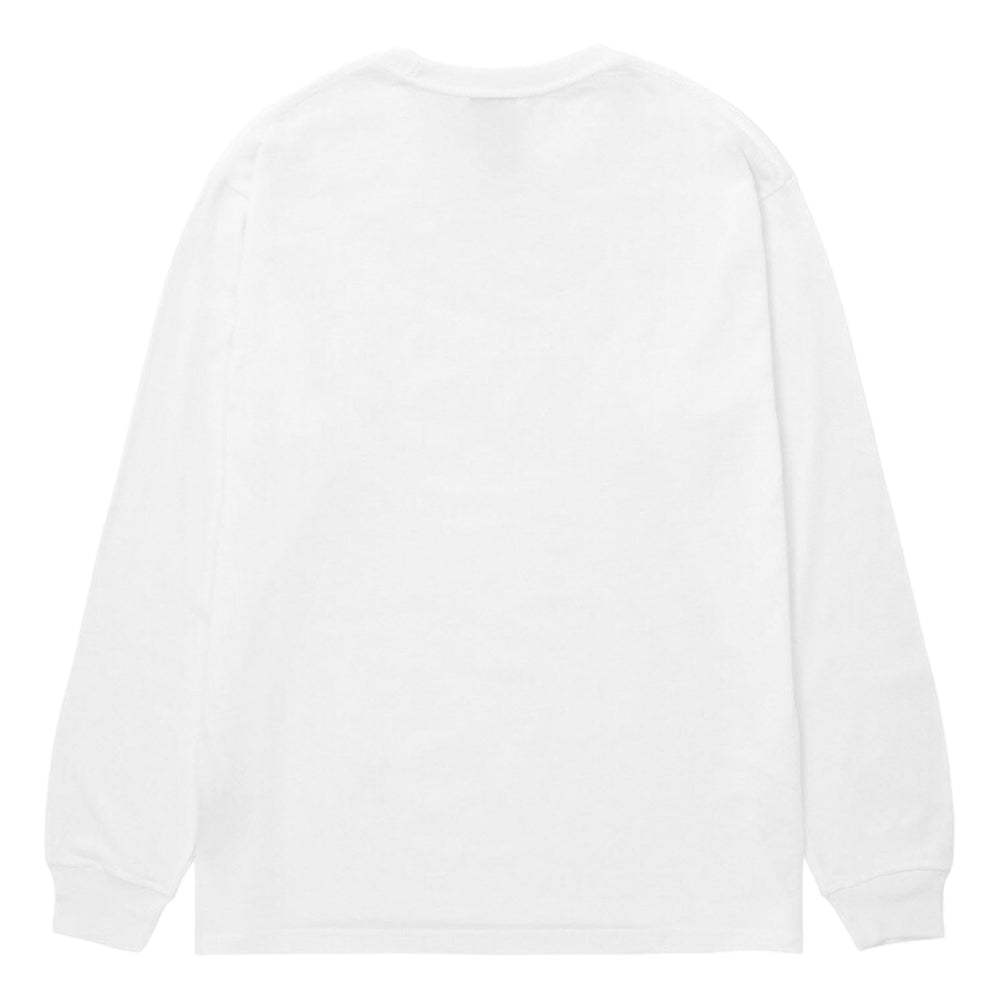 HUF JP Limeade Pocket Long Sleeve T-Shirt - White | Streetwear Fashion for Men & Women | Perfect for Casual Wear, Skateboarding & Urban Style