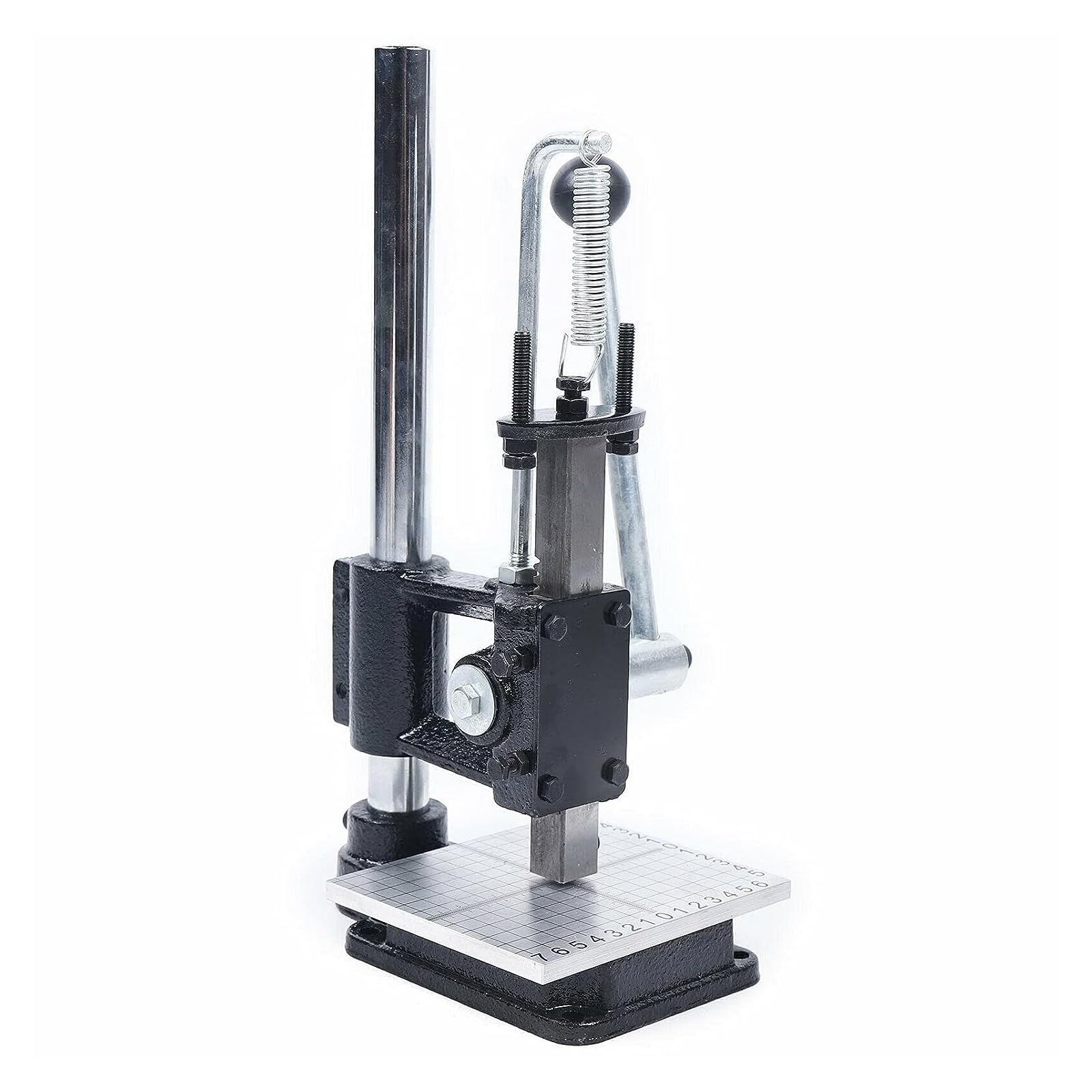 GVILTY Manual Leather Press Machine - Leather Imprinting & Stamping Tool for Punching, Pronging & Logo Pressing | Perfect for Leather Crafting, DIY Projects & Professional Leatherworking