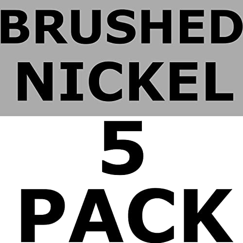 Brushed Nickel (5 Count)