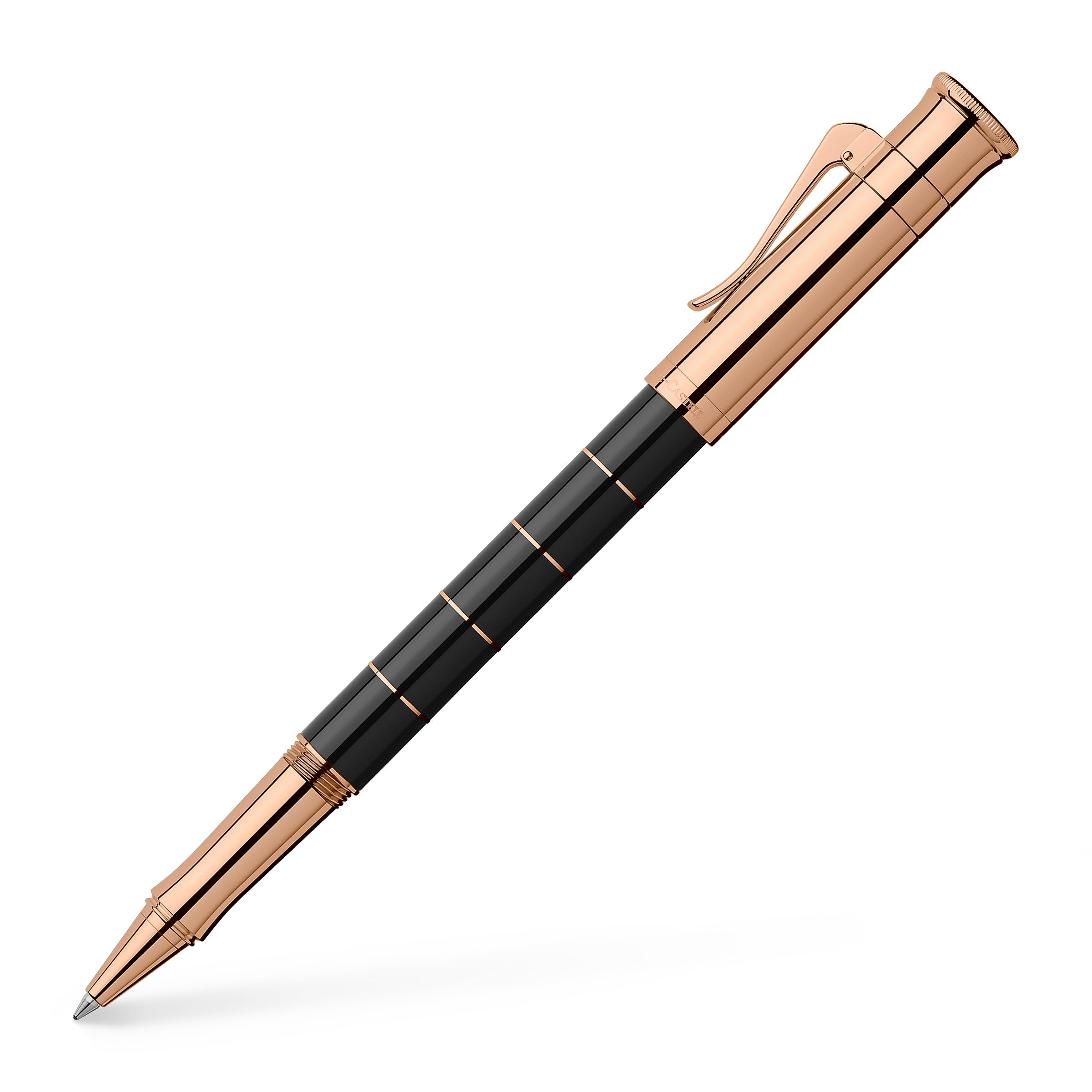 Faber-Castell Graf von Rollerball Pen - Anello Rose Gold Luxury Writing Instrument for Professionals & Gifts | Perfect for Office, Business Meetings & Signature Documents