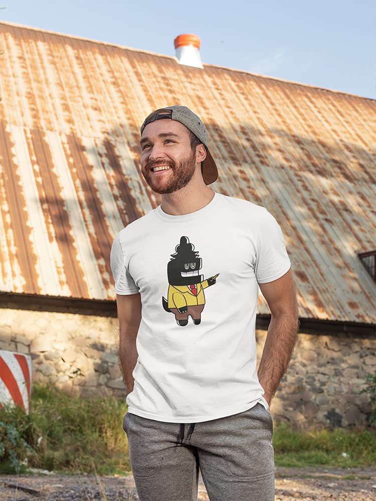 Black Monster Cool Business Men's T-Shirt - Stylish Casual Tee for Work, Office & Everyday Wear