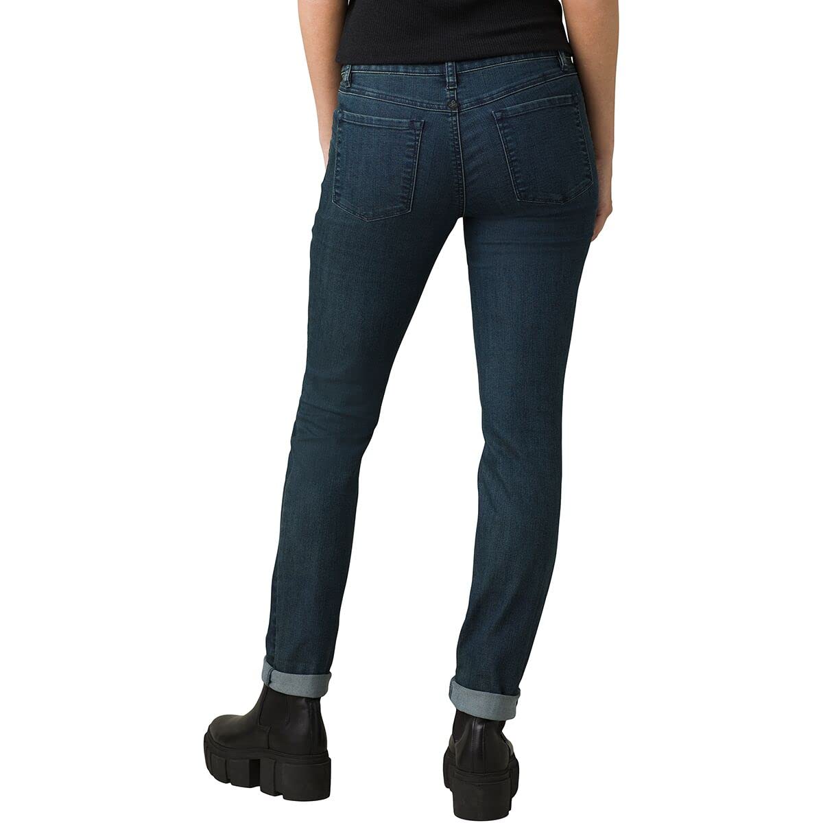 prAna Women's Kayla Jean - High Waist Stretch Denim Pants for Yoga, Travel & Casual Wear | Comfortable Slim Fit Jeans for Active Lifestyles