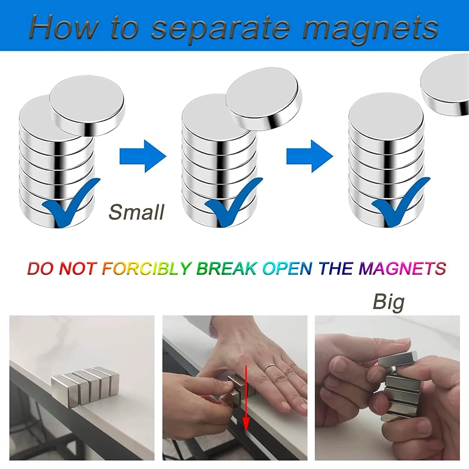 REALTH 12-Pack Neodymium Magnetic Cubes 0.39 Inch - Strong Rare Earth Magnets for Science Experiments, Industrial Use, DIY Projects & Education - Perfect for Fridge Organization, Whiteboard Displays & Workshop Tools
