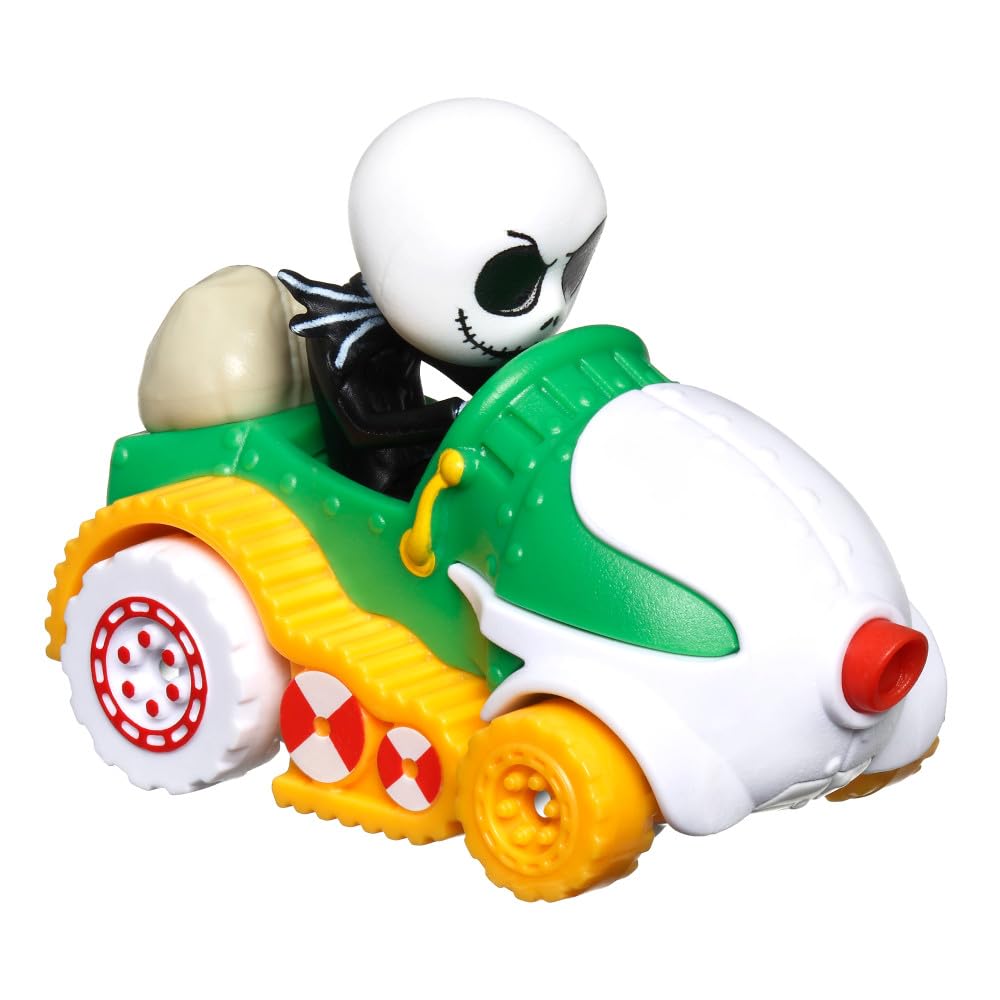 Hot Wheels Racer Verse Toy Vehicle - Jack Skellington The Nightmare Before Christmas Die-Cast Car - Collectible Toy for Kids & Adults - Perfect for Halloween Decor, Movie Fans & Car Collectors