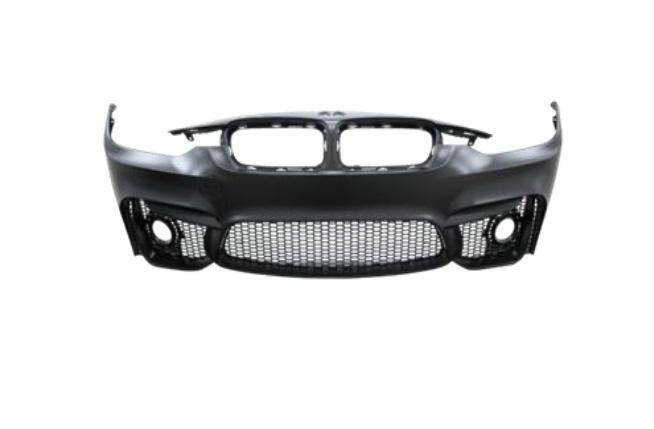 2012-2018 BMW F30 3 Series M3 Style Front Bumper with Fog Lights - Direct Fit Replacement for 328i 335i - Aggressive Sporty Look - Perfect for Car Enthusiasts & Street Racing