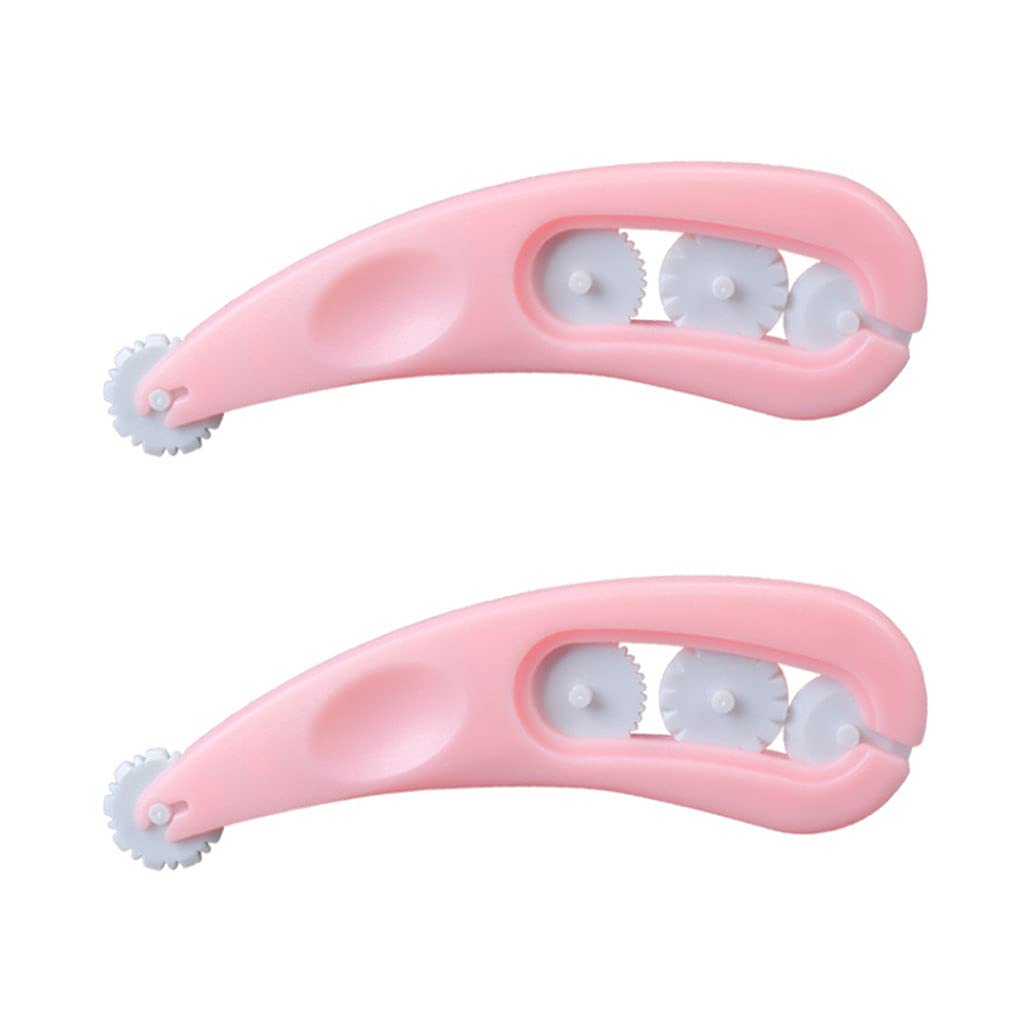 Mini Lattice Roller Cutter Tool - 2 Pack Plastic Cookie Cutters for Baking, Pizza, Bread & Pastry | Perfect for DIY Desserts, Holiday Cookies & Home Baking Projects