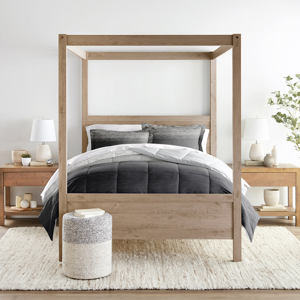 Soft & Stylish Patterned Down Alternative Comforter Set - Hypoallergenic Bedding for All Seasons | Perfect for Guest Rooms, Dorms & Cozy Bedrooms