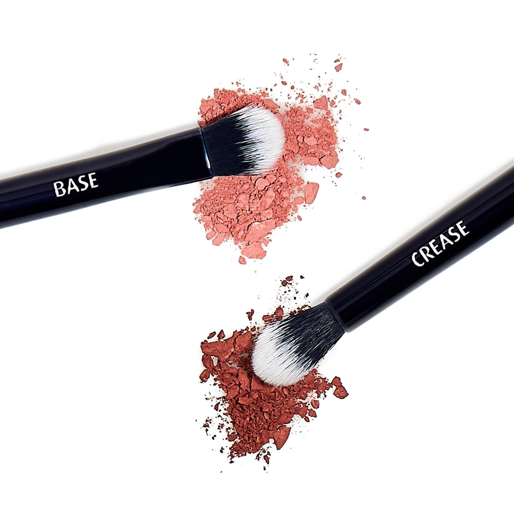 Best Eyeshadow Duo Brush Set - Soft Bristles for Blending & Shading - Perfect for Professional Makeup & Everyday Use