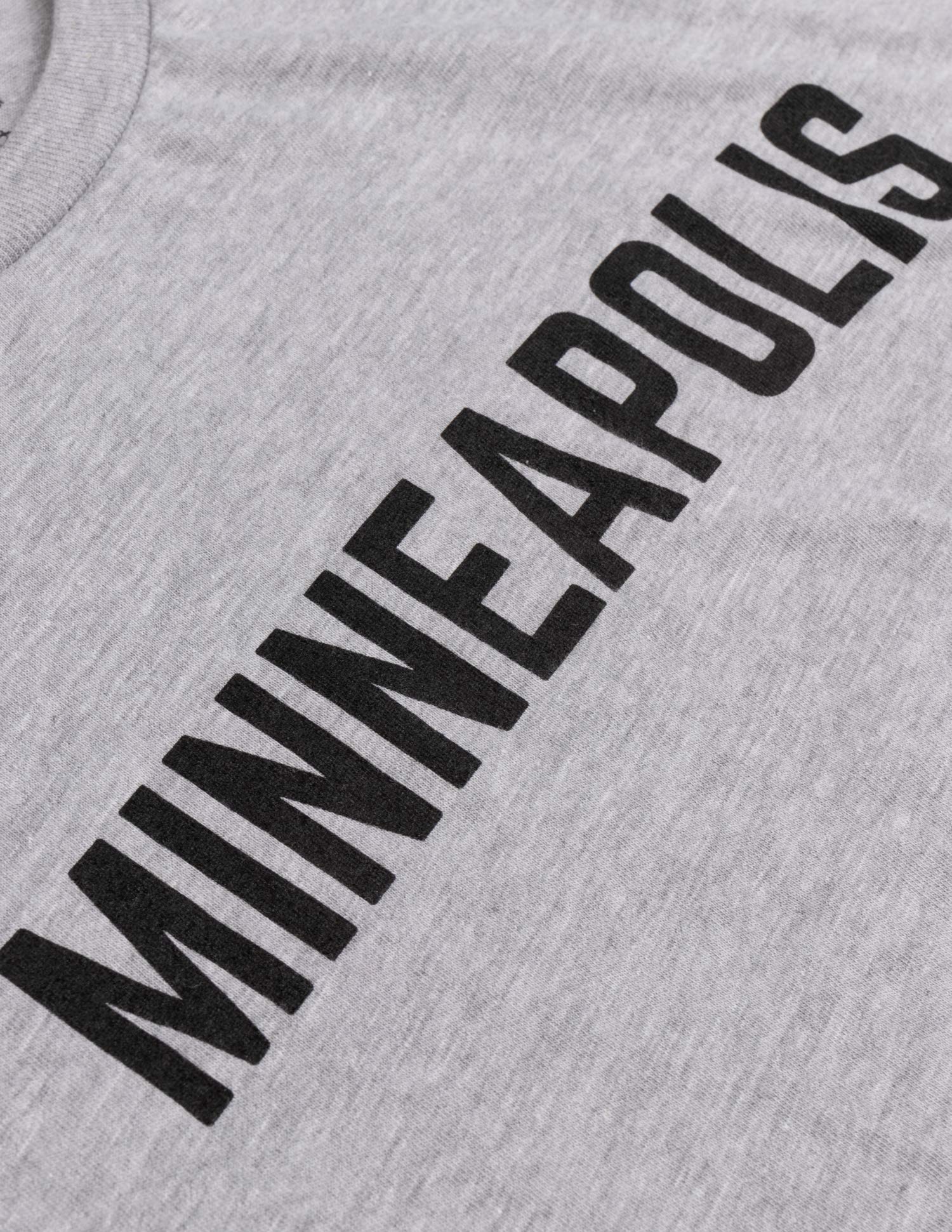 Classic Retro Minneapolis Minnesota T-Shirt - St. Paul City Grey Style Unisex Tee (Grey, Large) | Perfect for Travel Gifts & Casual Streetwear