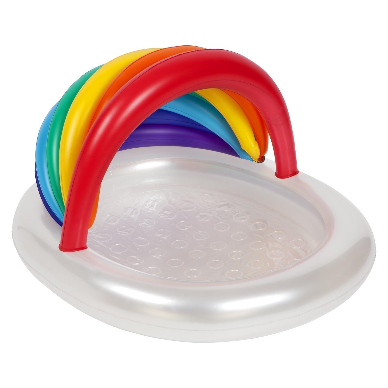 Colorful Inflatable Kiddie Pool for Toddlers - Outdoor Summer Water Play & Backyard Fun for Kids