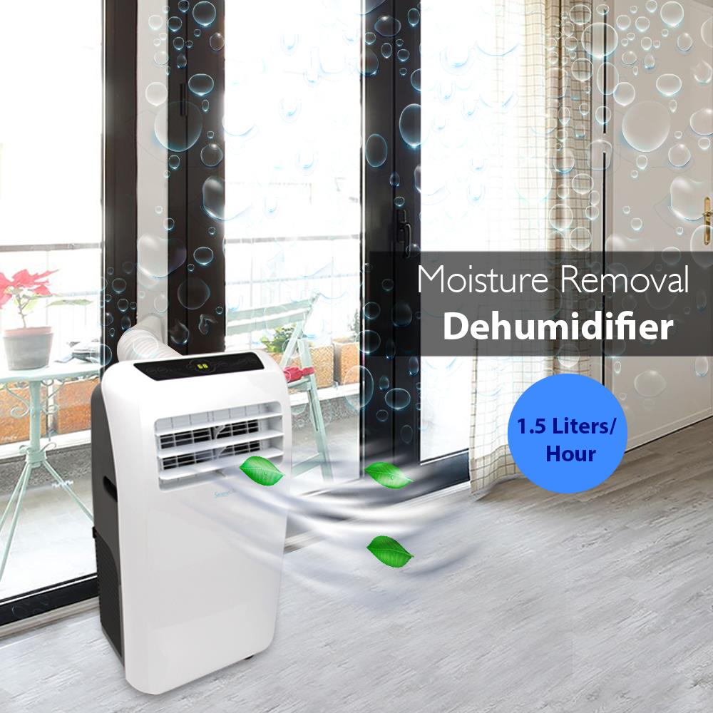 Compact & Portable Room Air Conditioner - 8000 BTU Cooling Power with Remote Control, Energy Efficient AC Unit for Bedroom, Office, or Small Spaces - Perfect for Summer Cooling & Home Comfort