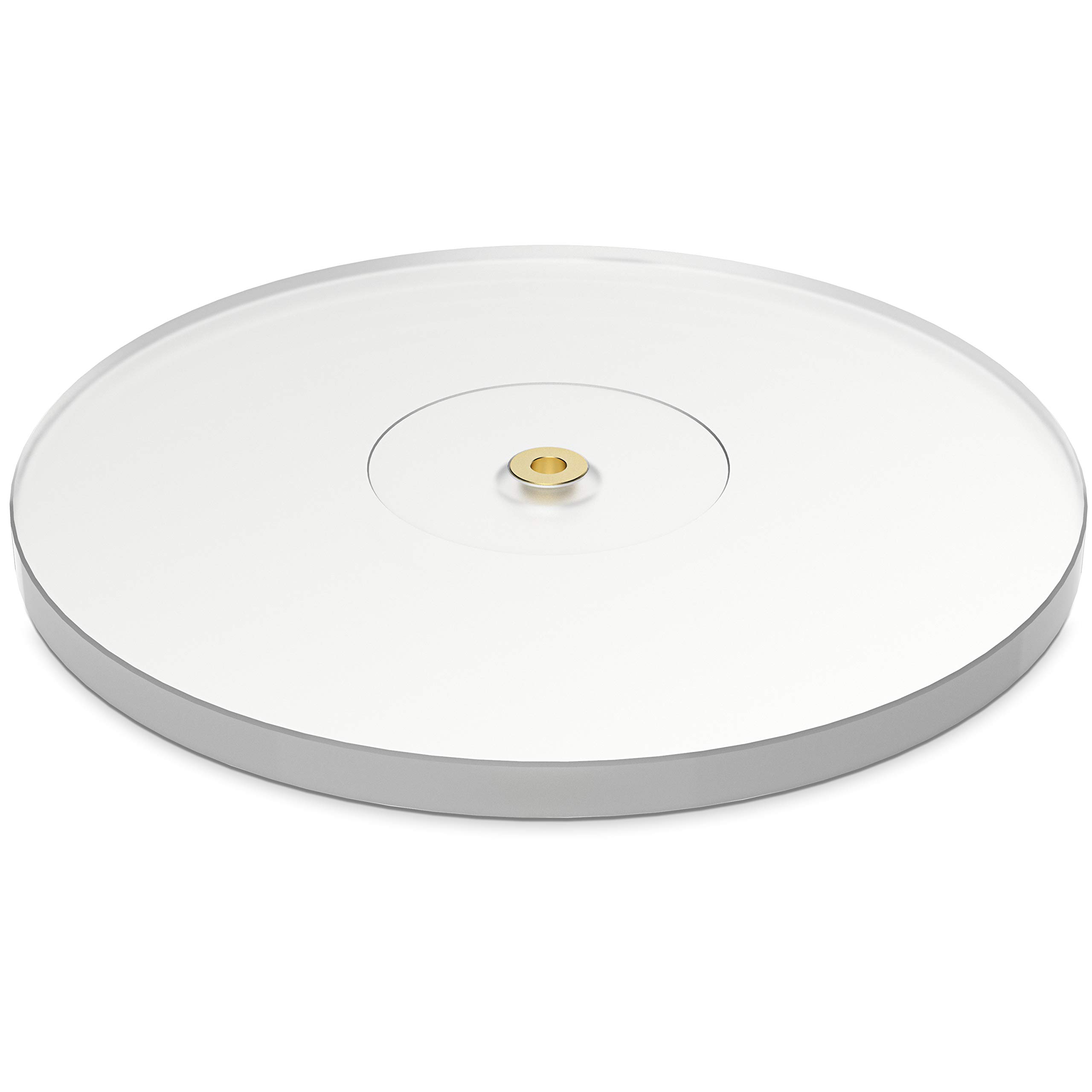 Fluance High Density Frosted Acrylic Turntable Platter - Compatible with RT82/RT83/RT84/RT85 Reference Turntables (AP03) - Perfect for Audiophiles & Vinyl Enthusiasts, Reduces Vibrations for Superior Sound Quality