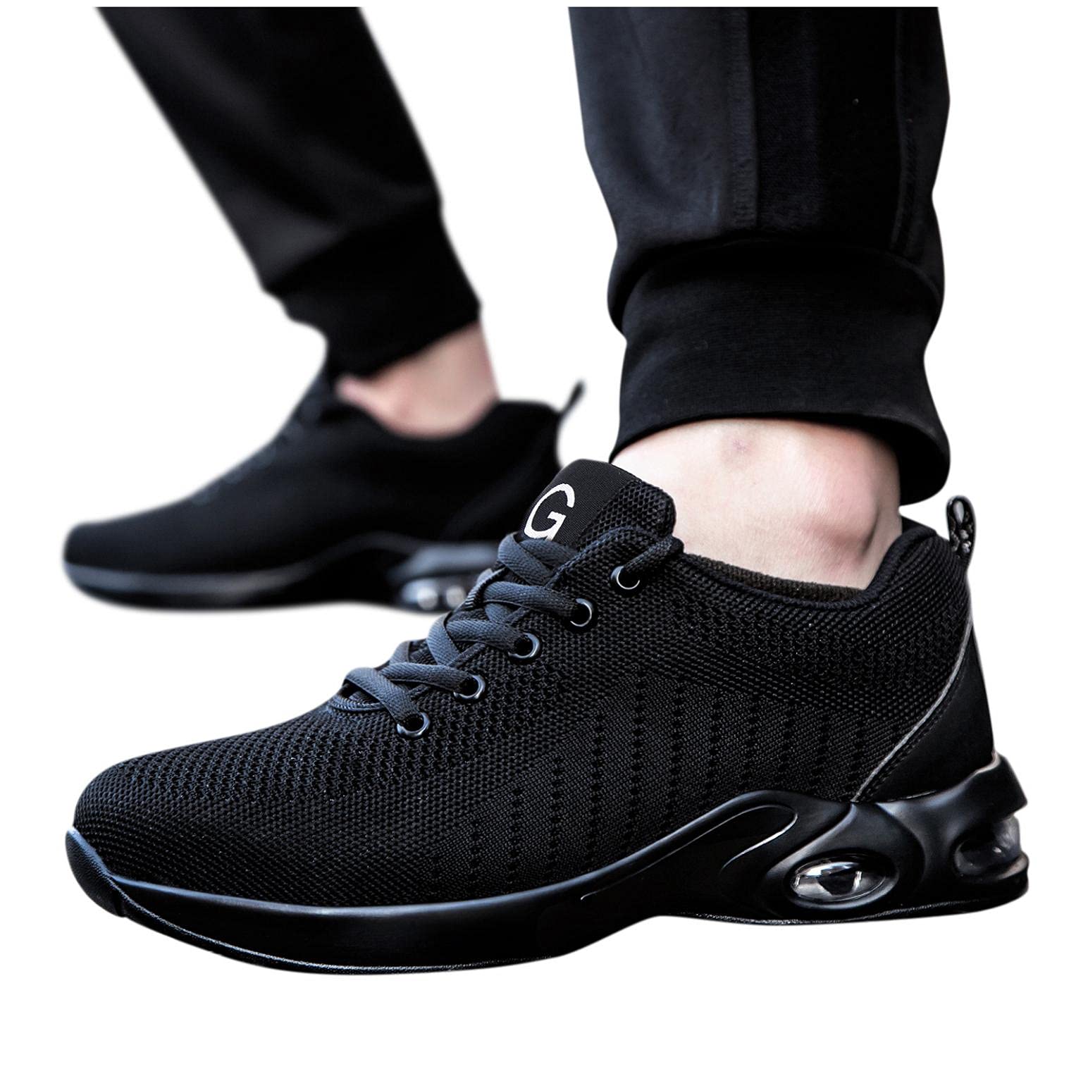 Hbeylia Women's & Men's Breathable Lightweight Mesh Sneakers - Non-Slip Walking Shoes with Air Cushion for Running, Hiking, Tennis & Work | Durable Athletic Shoes for Outdoor Sports & Daily Wear