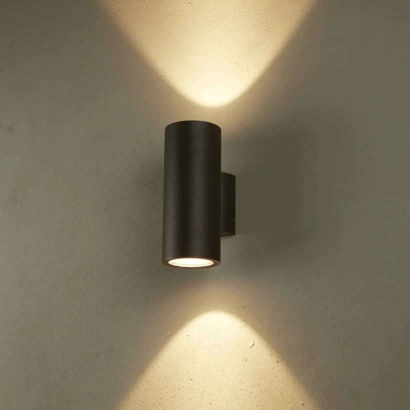 Connaught Plus IP65 Waterproof Up Down Wall Light - Coastal Outdoor Lighting for Patio, Garden, and Exterior Walls