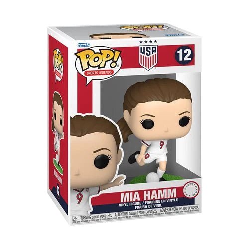 Mia Hamm USA Women's Soccer Funko Pop Vinyl Figure #12 - Perfect for Soccer Fans, Collectors, and Home/Office Decor