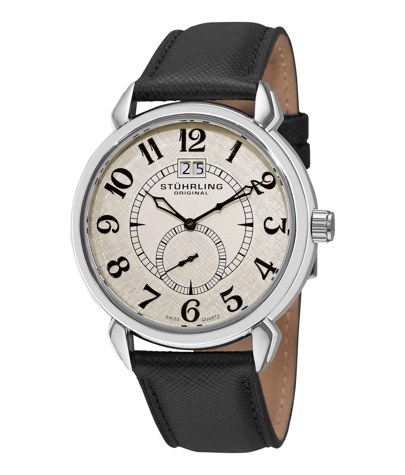 Eternity 50E Quartz Watch - 44mm Classic Men's Analog Wristwatch with Stainless Steel Band - Perfect for Business, Casual Wear & Everyday Use