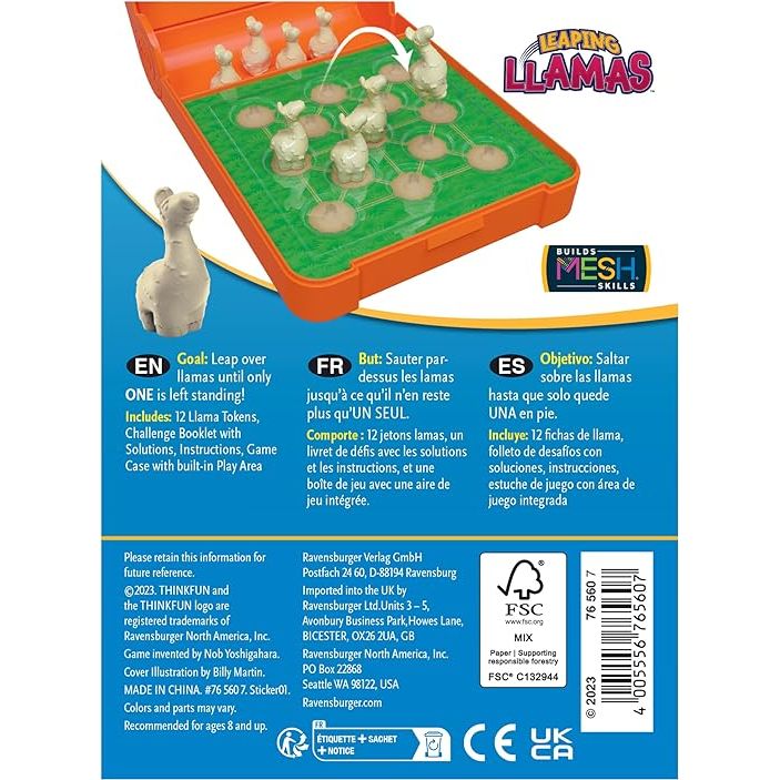 Flip N' Play: Leaping Llamas - Fun Interactive Board Game for Kids & Families | Perfect for Birthday Parties, Family Game Nights & Indoor Activities