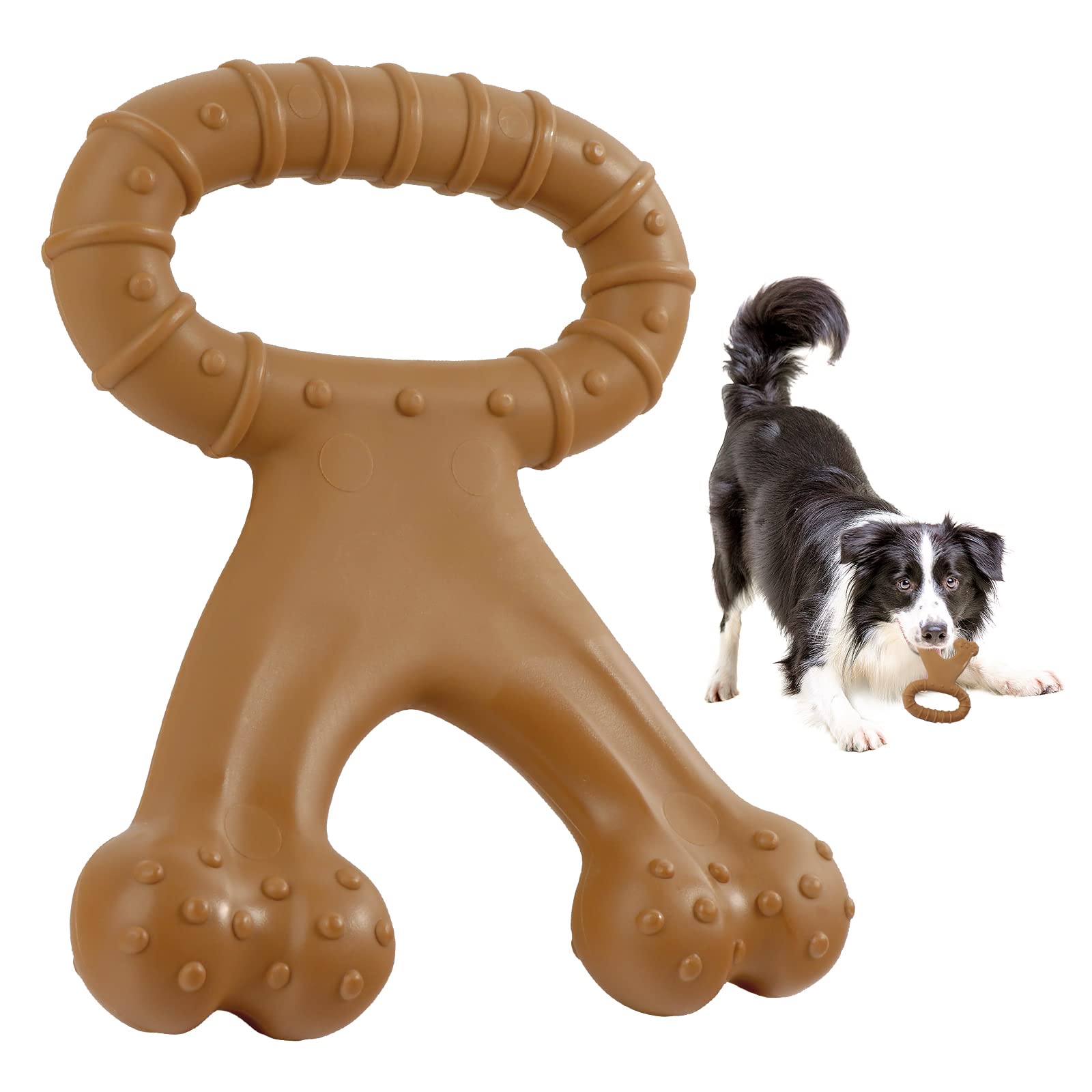 Durable VIWIK Dog Chew Toys for Aggressive Chewers - Tough Chew Bones for Large, Medium & Small Dogs - Long-Lasting Puppy Toys for Smart Breeds - Perfect for Teething, Boredom Relief & Training
