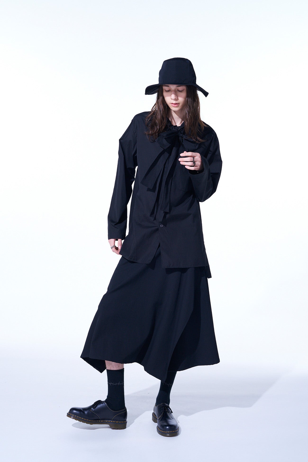 Cotton Broadcloth Bow Collar Shirt for Women - Elegant Blouse for Office, Party & Casual Wear