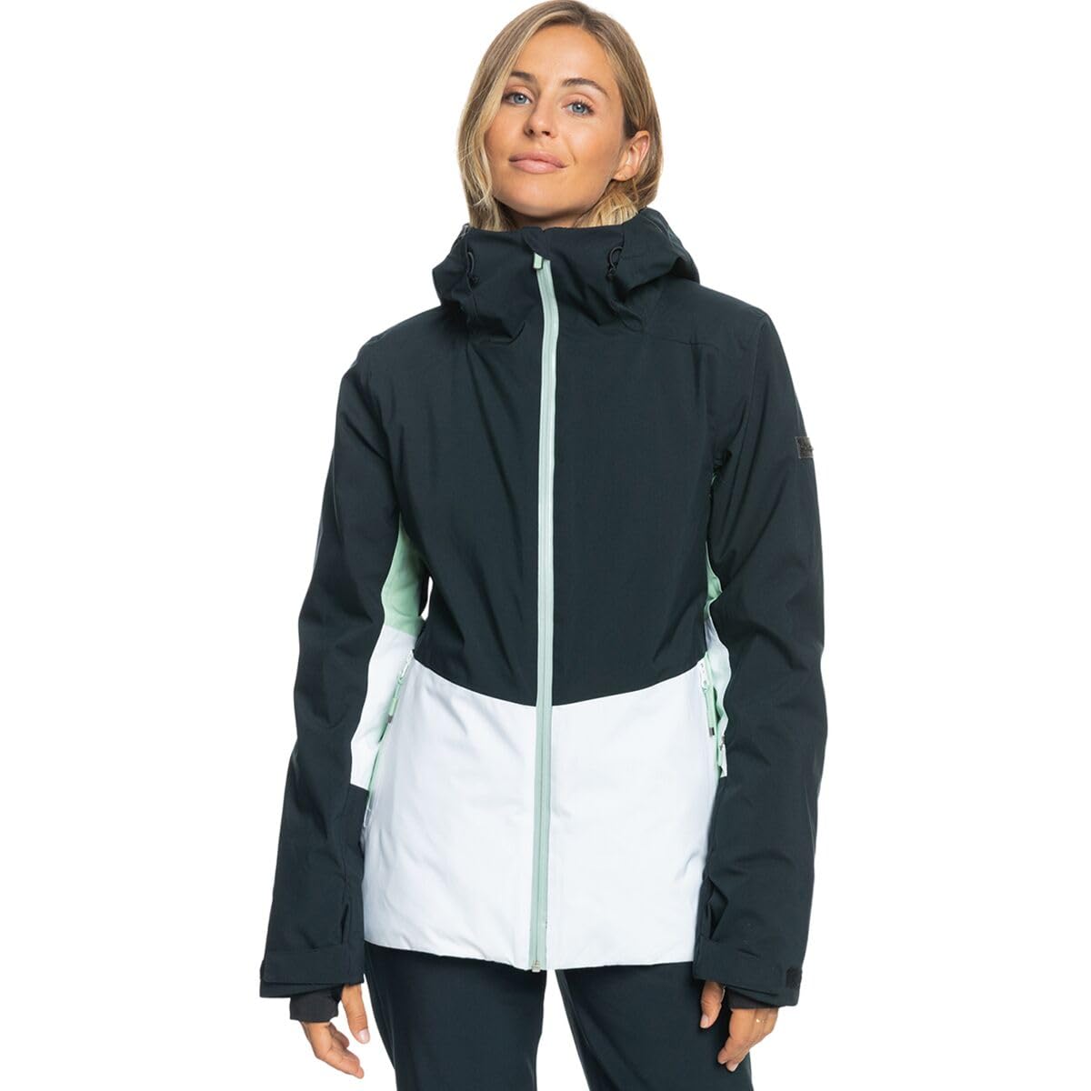 Roxy Women's Peakside Insulated Snow Jacket with DryFlight Technology - Waterproof Winter Coat for Skiing, Snowboarding & Outdoor Activities