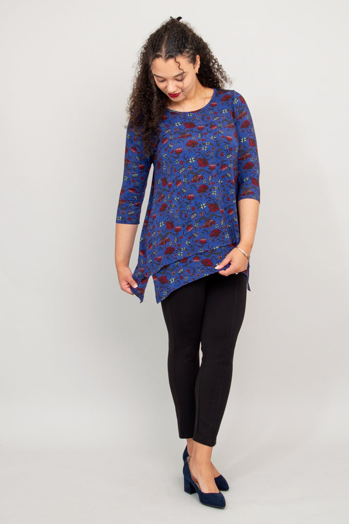 Kindness Tunic Top - Soft Bamboo Fabric Folkloric Blouse for Women | Perfect for Boho Style, Summer Outfits & Casual Wear