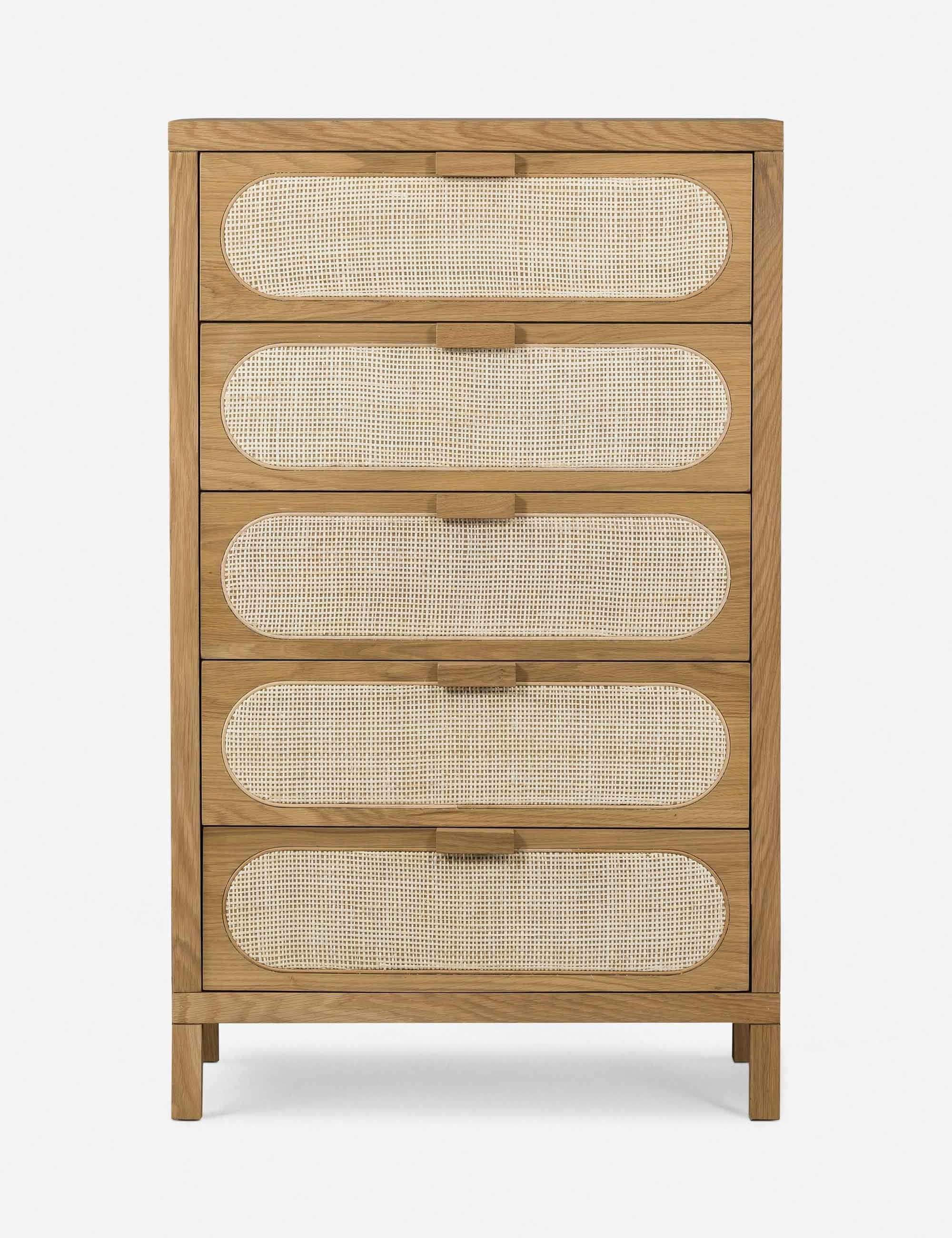 Verna Dresser - Modern 6-Drawer Chest for Bedroom, Living Room & Office - Solid Wood Storage Furniture for Organizing Clothes, Linens & Home Essentials