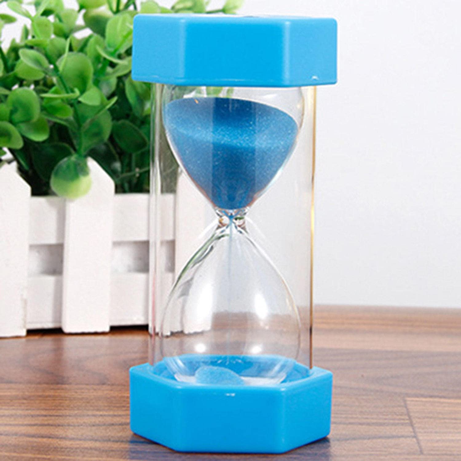 5 Minute Sand Timer Hourglass - Kitchen Timer, Kids Game, Classroom Tool, Meditation Aid, Gift for Students & Teachers (AA Battery)