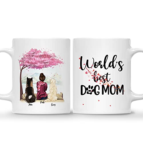 2 dogs - World's Best Dog Mom