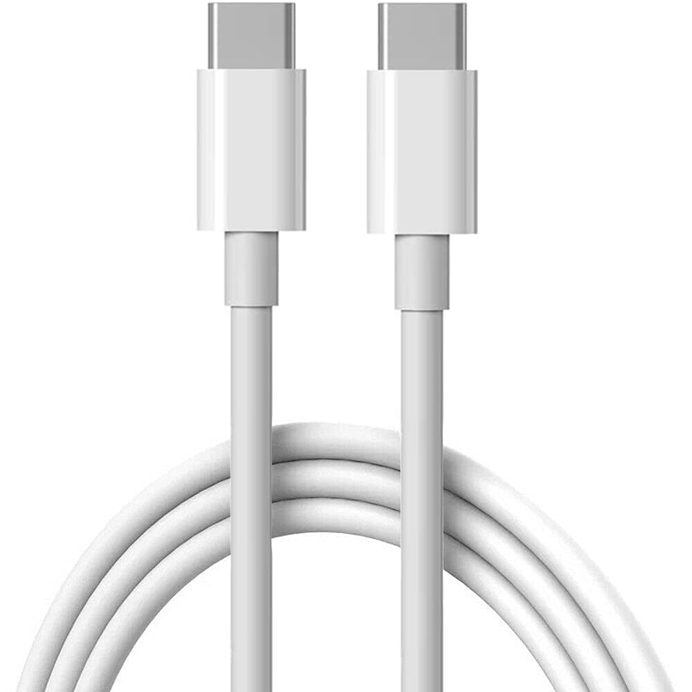 Txtcu 3M USB C to USB C Cable - 60W Fast Charging, 3A Power Delivery - Compatible with iPhone 15/Plus/Pro Max, MacBook Pro, iPad Pro/Air, Samsung Galaxy S23/S22/Note 20/10, Pixel, Huawei - Perfect for Home, Office & Travel Charging