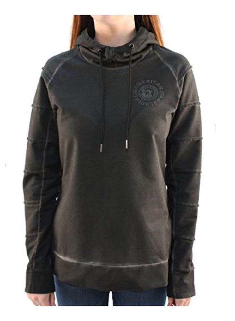 American Fighter Women's Paved Pullover Hoodie - Small Size, Cozy Fleece Jacket for Casual Wear | Perfect for Outdoor Activities, Gym & Street Style Fashion
