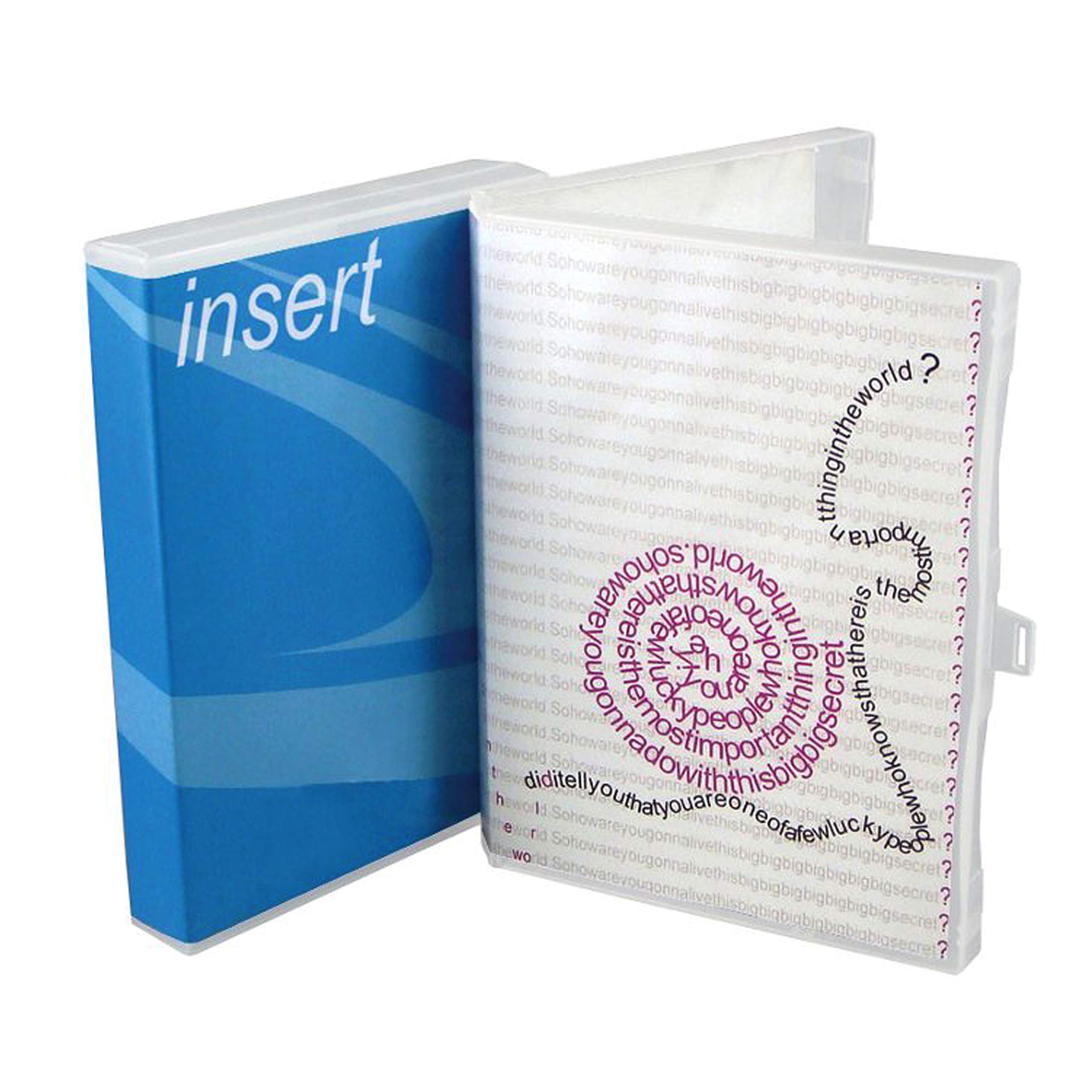 Mini UniKeep 3 Ring Binder - Clear Plastic 32mm Spine Binder with Outer Overlay - Set of 3 for School, Office & Home Organization