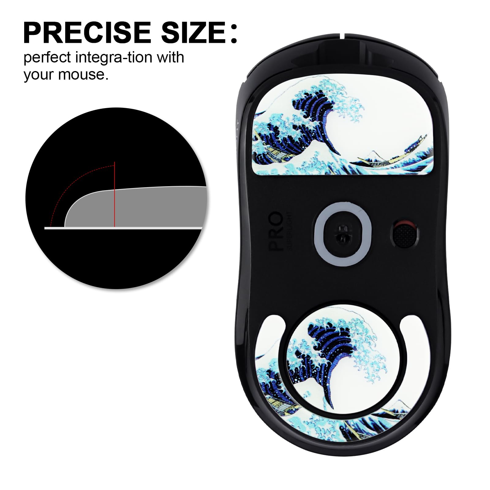 Ultra-Smooth Glass Mouse Feet Skates for Logitech G Pro X Superlight - Precision Gaming Mouse Upgrade Kit for FPS, MOBA & Esports (Fastest Glide, Zero Friction) - Perfect for Competitive Gaming & Professional Streamers