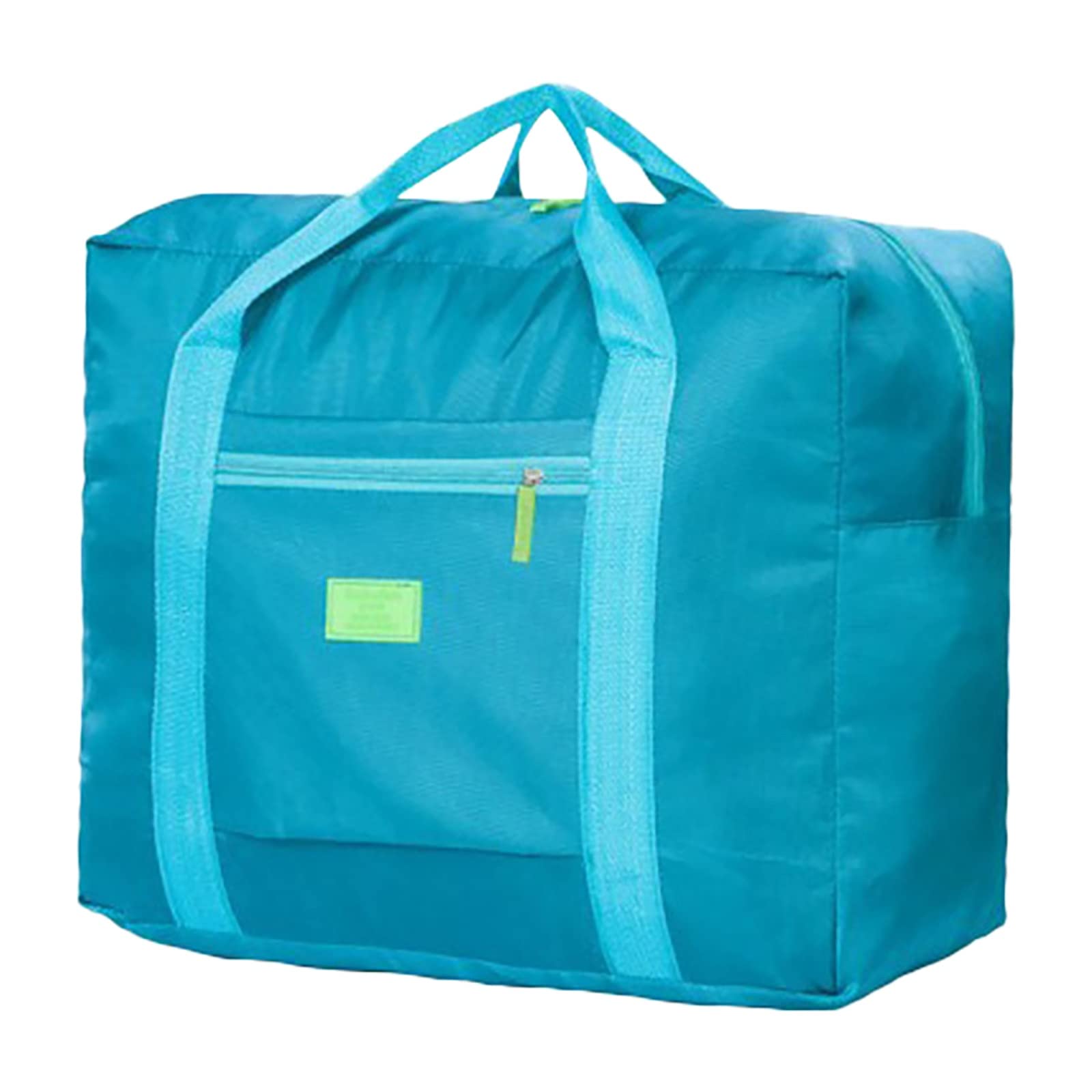 Waterproof Travel Organizer Bag - Portable Folding Nylon Storage Bag for Clothes, Housekeeping & Travel Accessories (Blue, One Size) - Perfect for Travel, Home Organization & Closet Storage