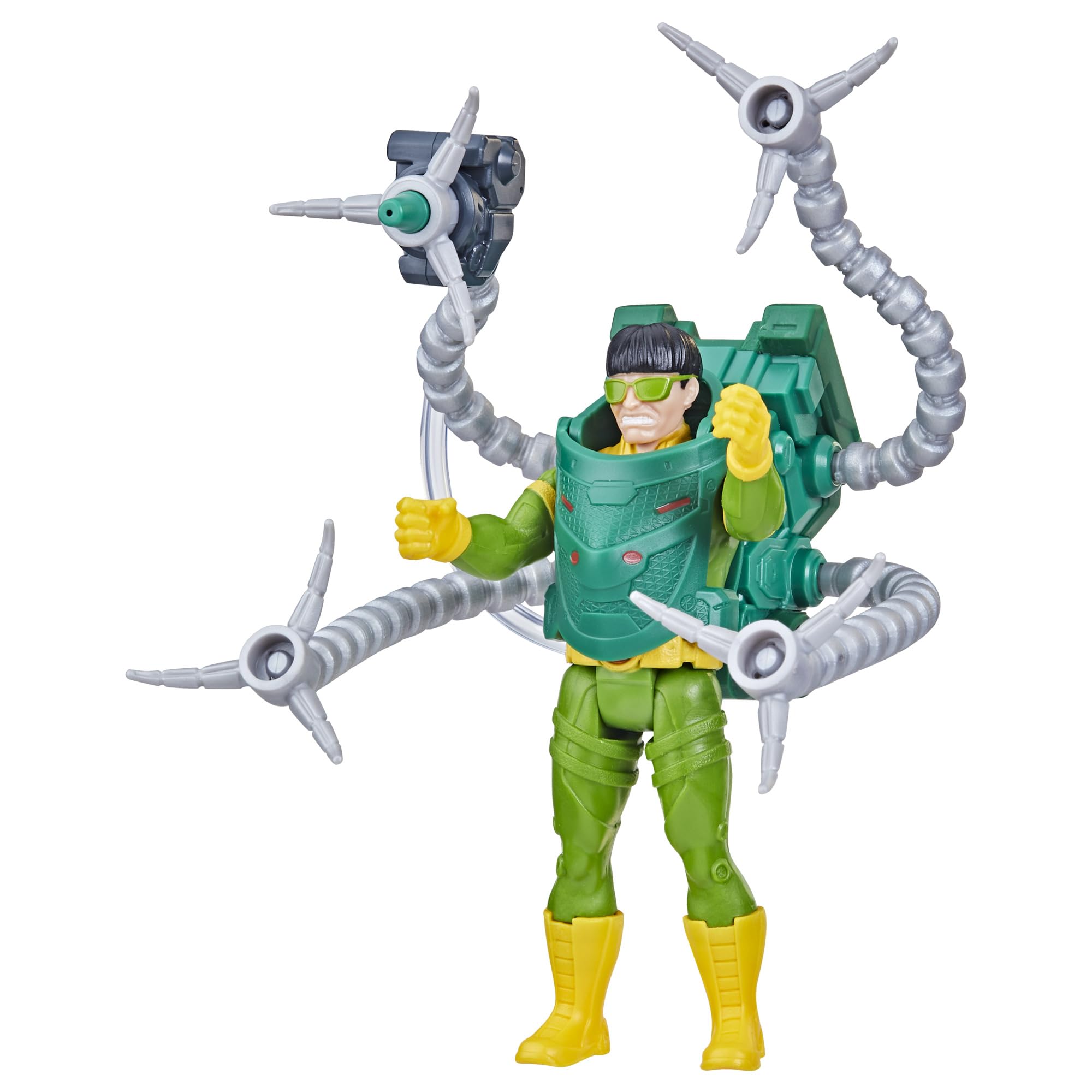 Marvel Spider-Man Aqua Web Warriors 4-Inch Doc Ock Action Figure with Refillable Water Gear Accessory - Collectible Toy for Kids Ages 4+ - Perfect for Playtime, Birthday Gifts & Superhero Battles