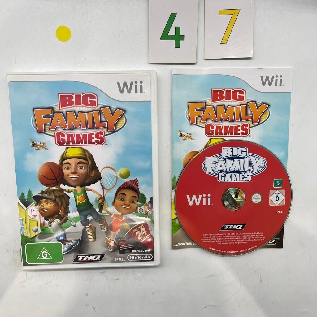 Family Fun Nintendo Wii Games Bundle with Manual - PAL Version | Perfect for Parties, Family Gatherings & Game Nights
