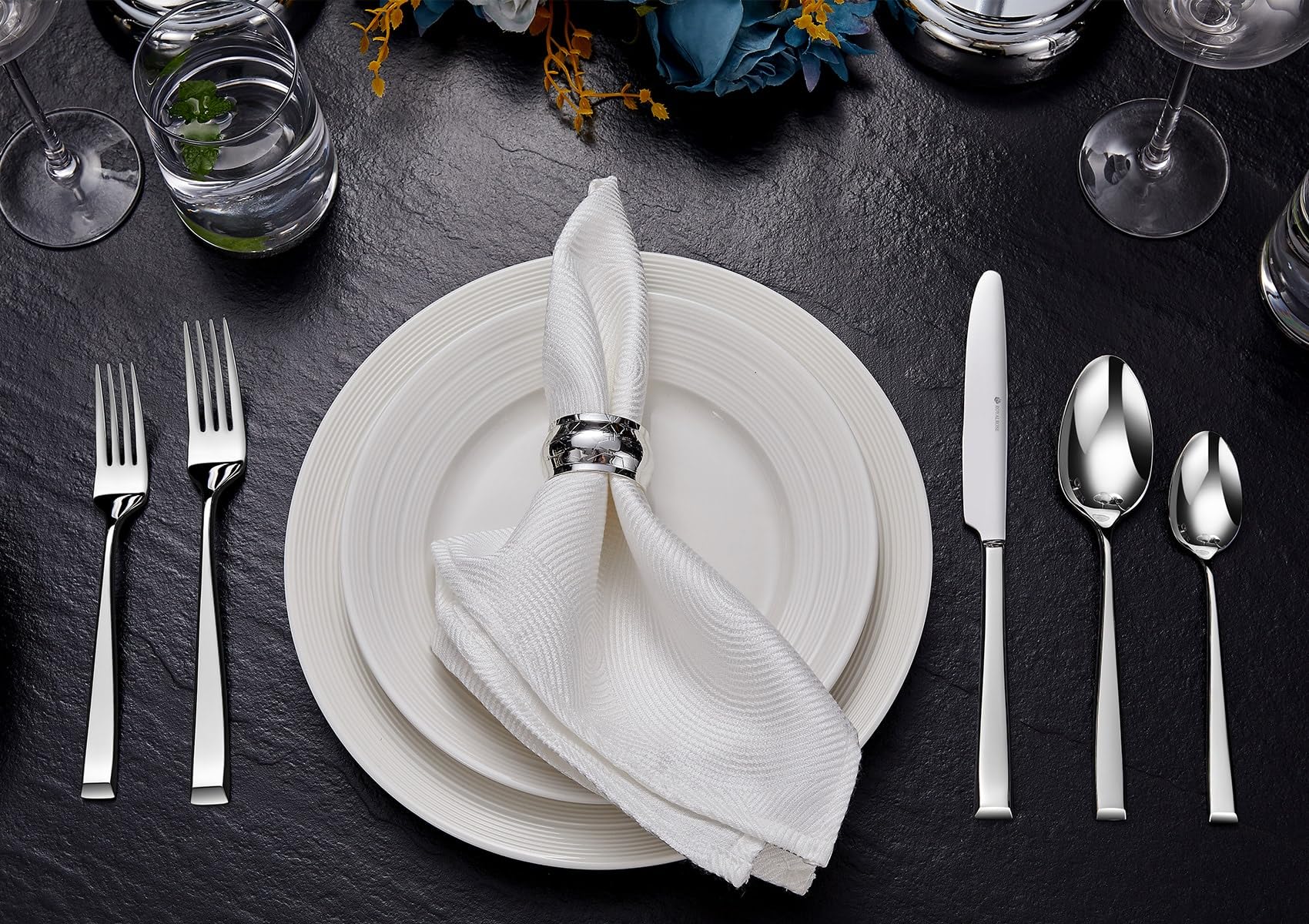 Premium Alexander Fine Forks Set of 4 - 18/10 Stainless Steel Heavy Duty Salad Forks (7.3