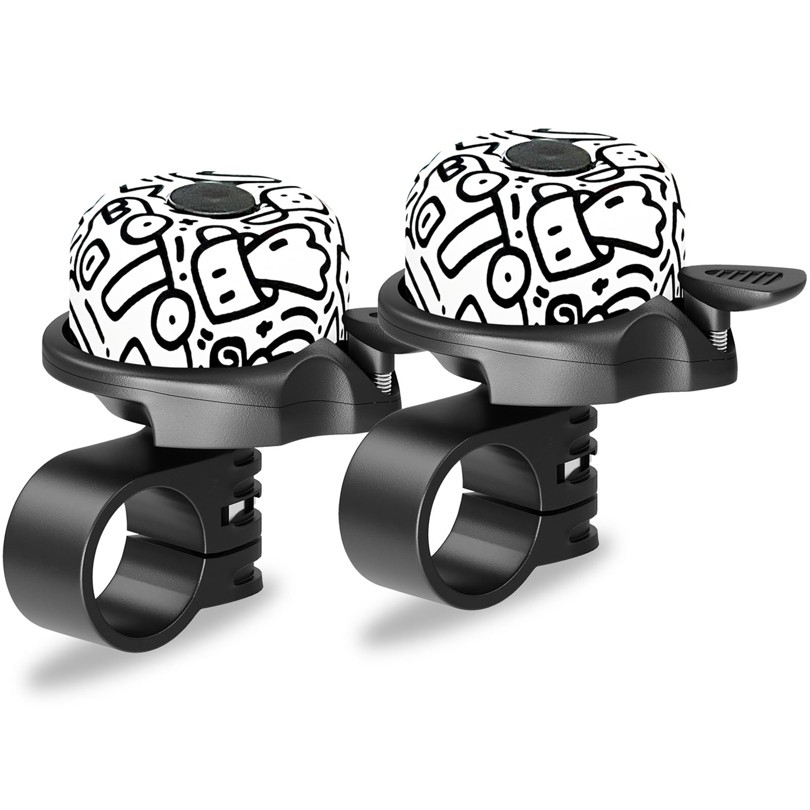 2 Pack Classic Bicycle Bell - Loud & Clear Bike Bell for Adults & Kids - Perfect for Road Bikes, Electric Bikes, Cruisers & Mountain Bikes | Great for Commuting, Cycling Safety & Outdoor Adventures