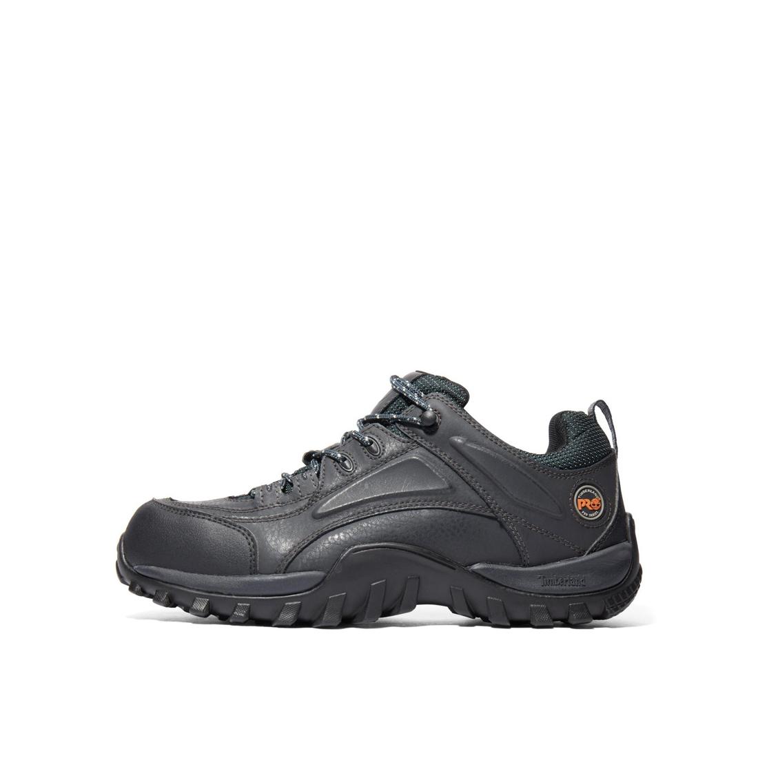 Steel Toe Work Boots for Men - Black Mudsill Safety Shoes - Durable & Comfortable for Construction, Warehouse & Outdoor Work