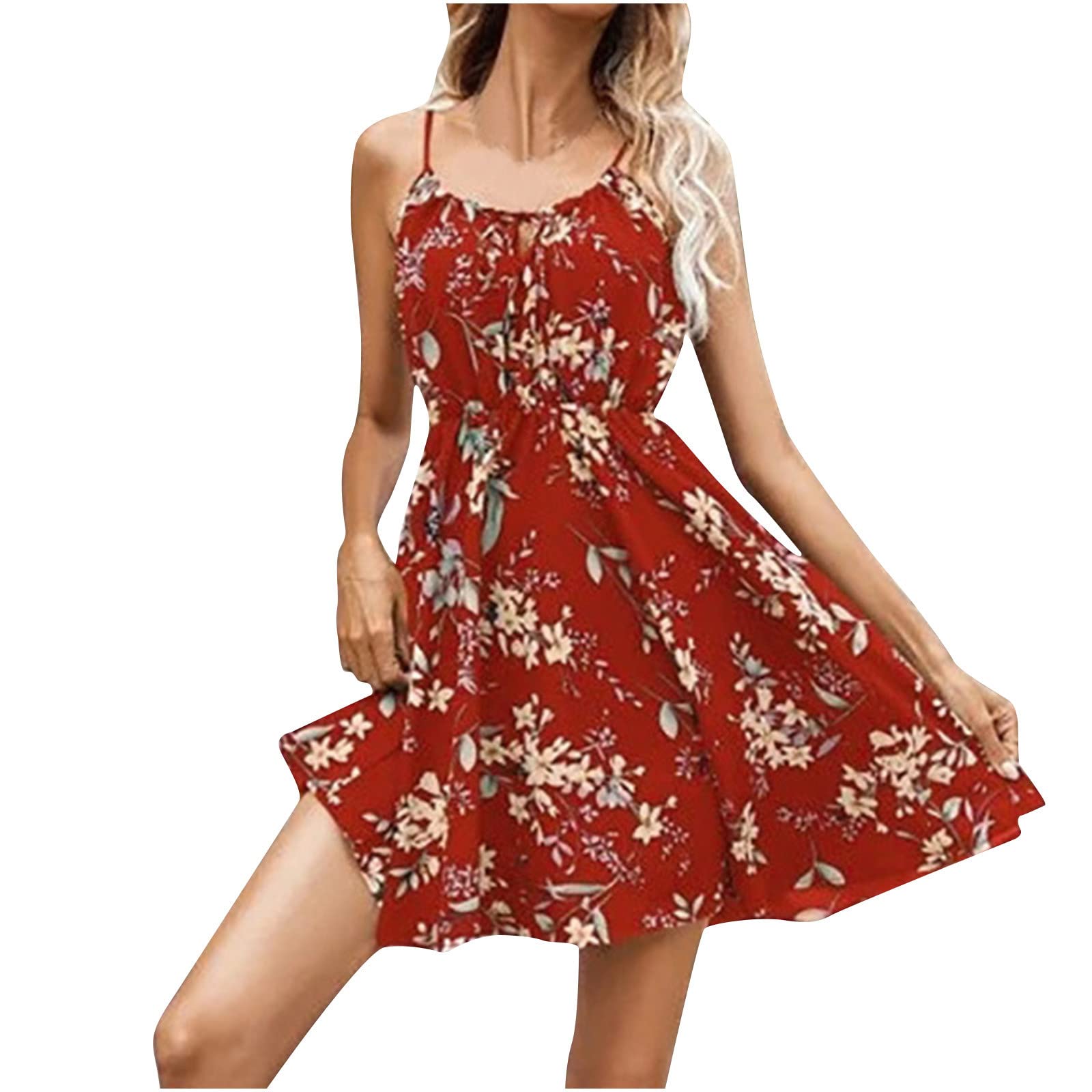 Elegant Women's Summer Casual Dress - Ribbed Cocktail Dress for Wedding Guest, Party & Special Occasions | Perfect for Beach Outings, Date Nights & Summer Events