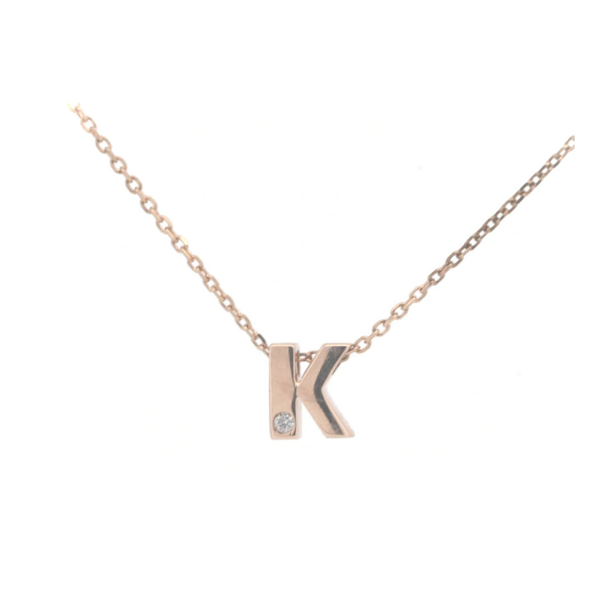 4℃ Initial K Diamond 14K Gold Necklace for Women - Personalized Name Pendant Jewelry Gift for Birthday, Anniversary & Valentine's Day