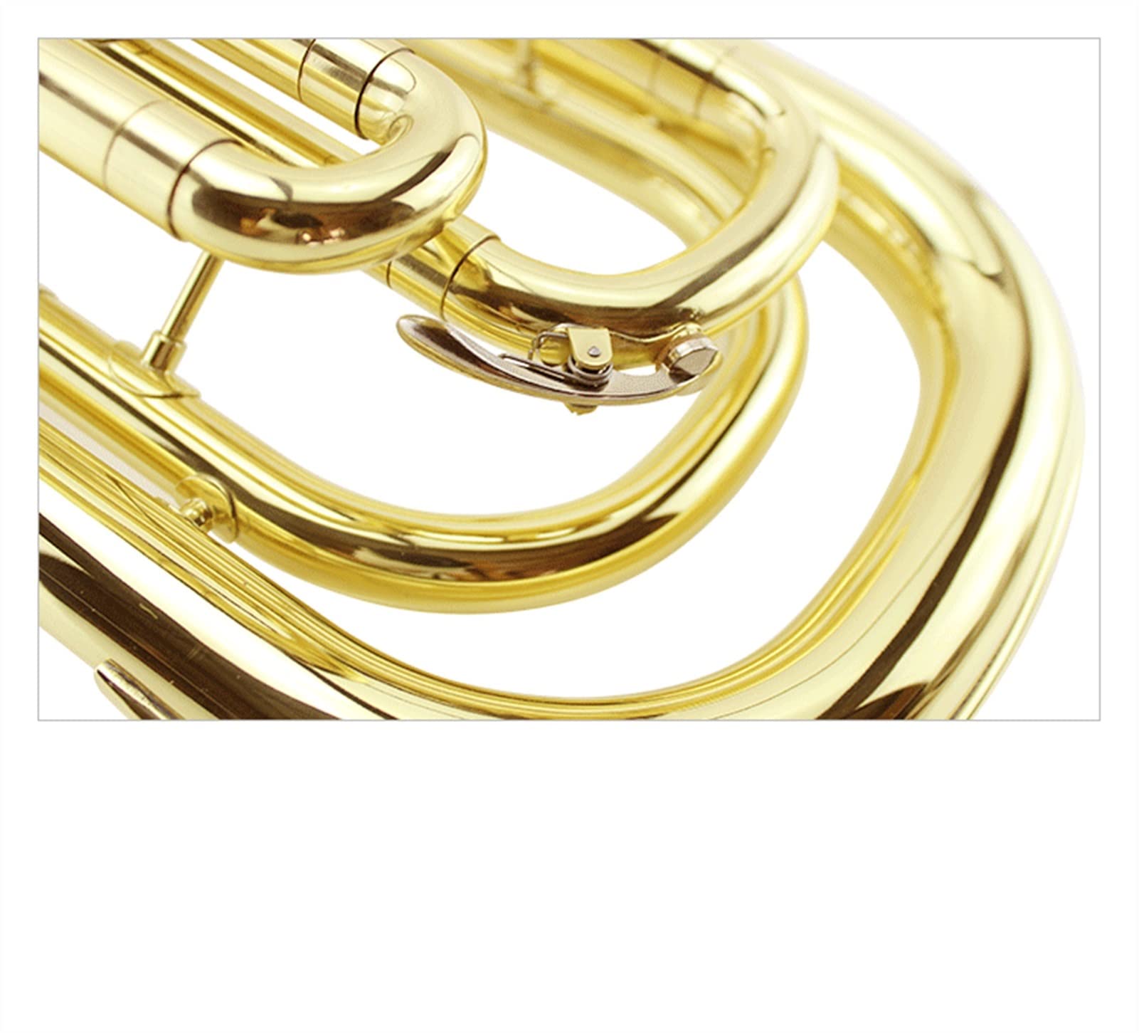 Professional B Flat Key Brass Euphonium - 3-Key Tenor Instrument for Beginners & Advanced Players | Perfect for School Bands, Orchestras & Solo Performances