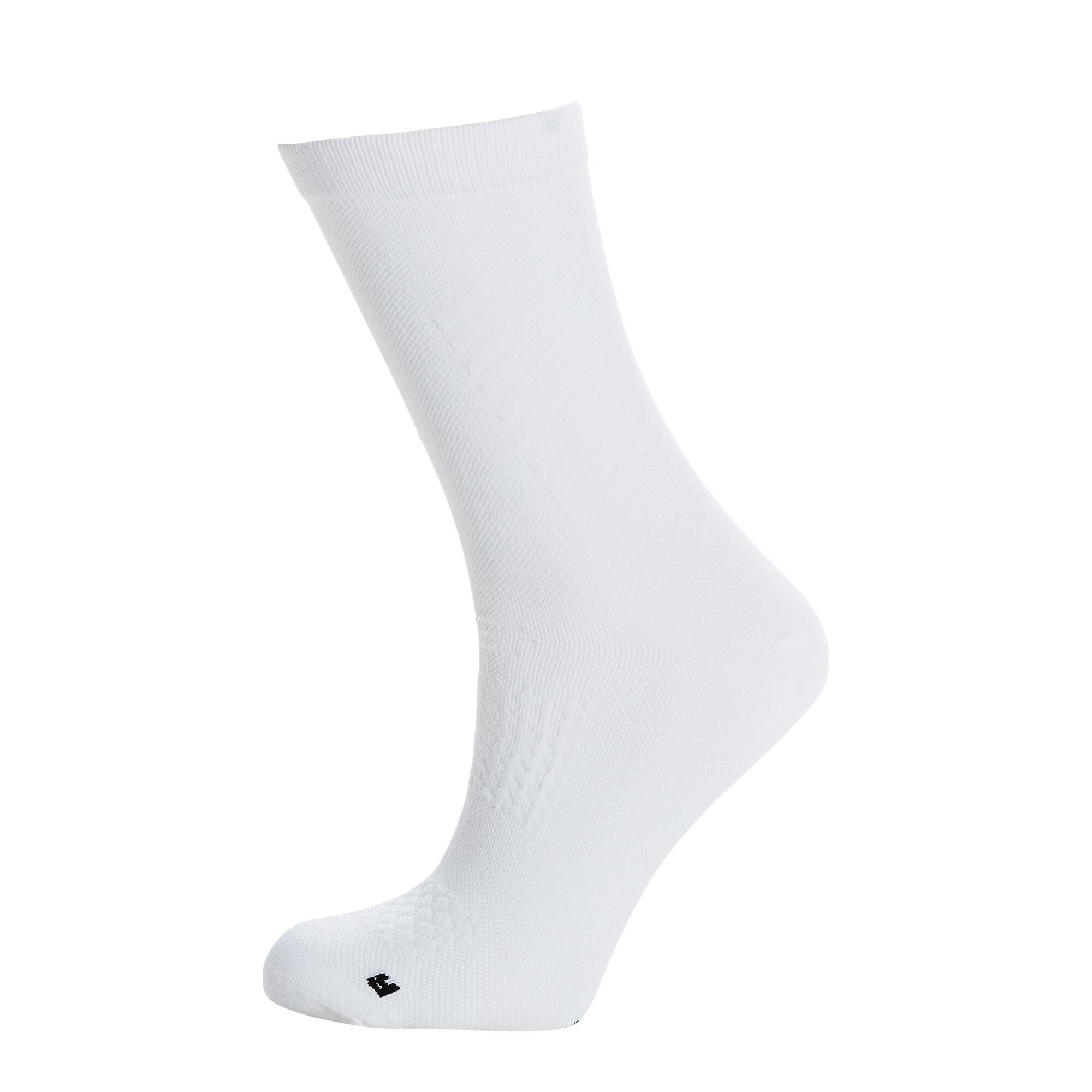 Van Rysel 900 Mid Cut Cycling Socks for Men & Women - Breathable Cushioned Bike Socks for Road Cycling, Mountain Biking & Indoor Training